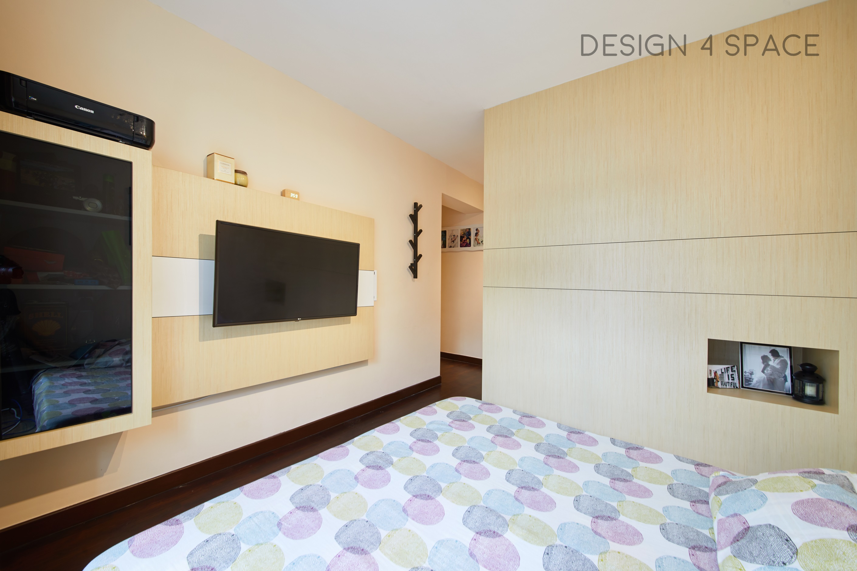 Contemporary, Minimalist, Scandinavian Design - Bedroom - HDB 4 Room - Design by Design 4 Space Pte Ltd