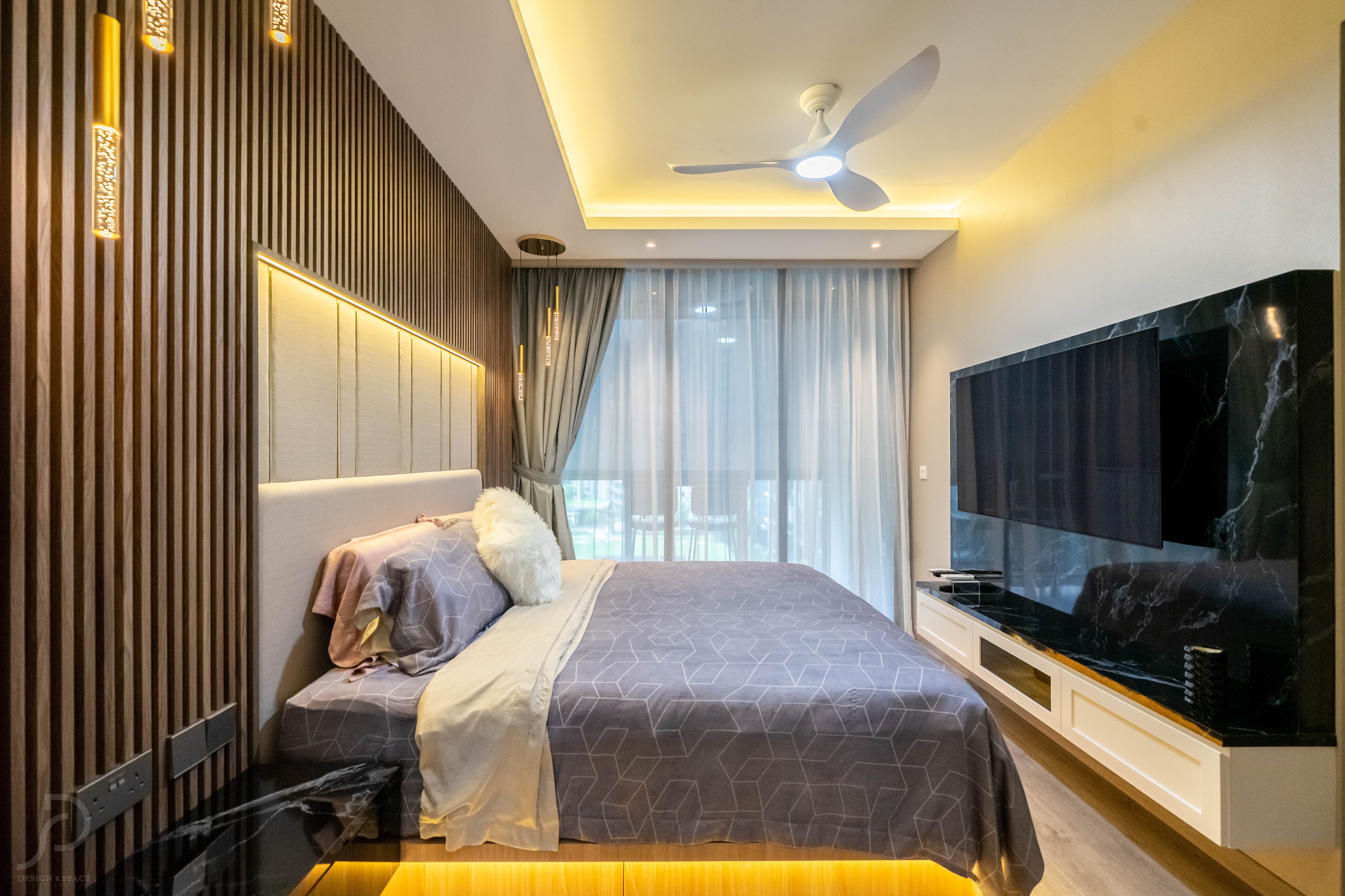 Contemporary, Modern Design - Bedroom - Condominium - Design by Design 4 Space Pte Ltd