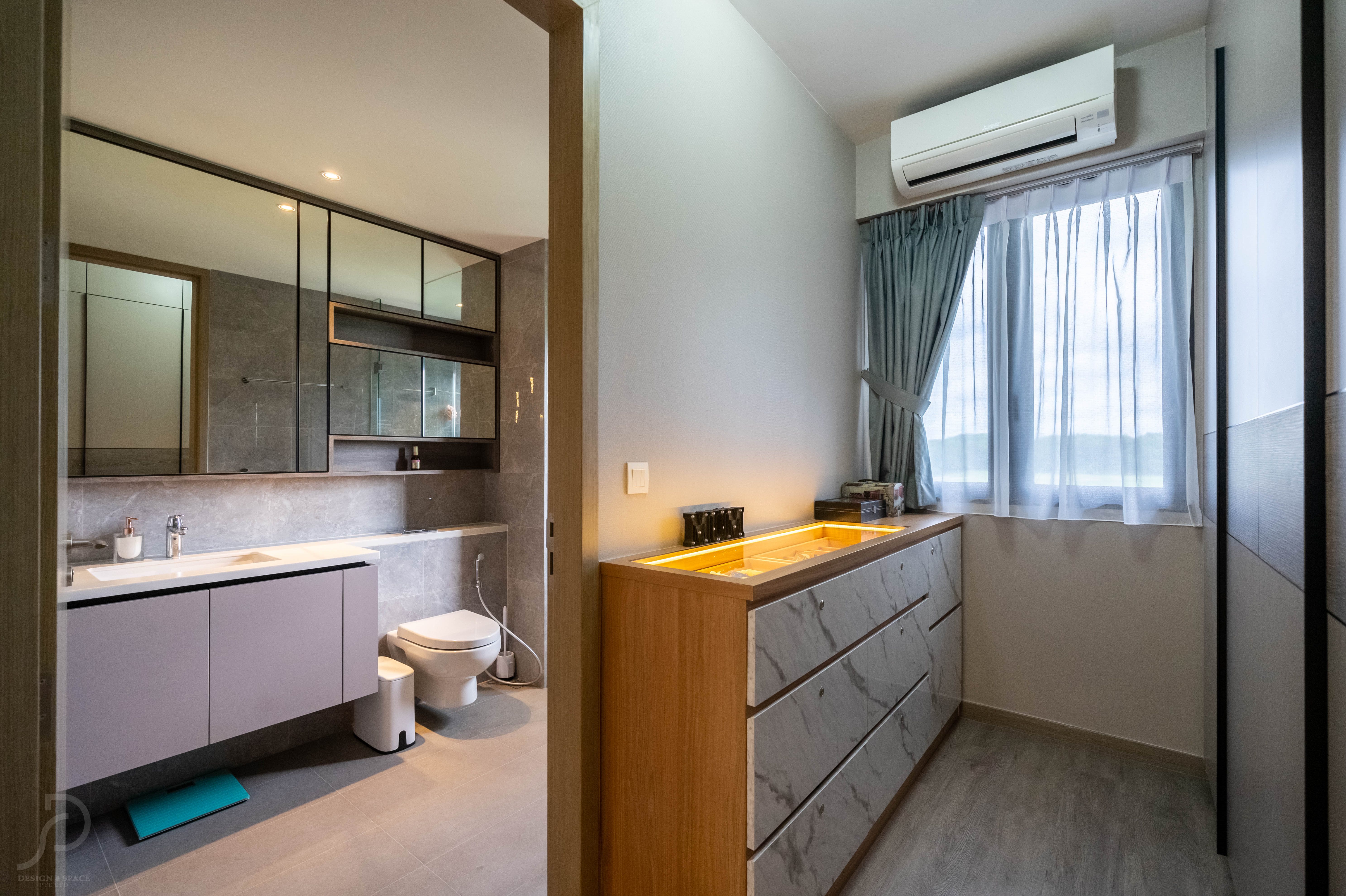 Contemporary, Modern Design - Bathroom - Condominium - Design by Design 4 Space Pte Ltd