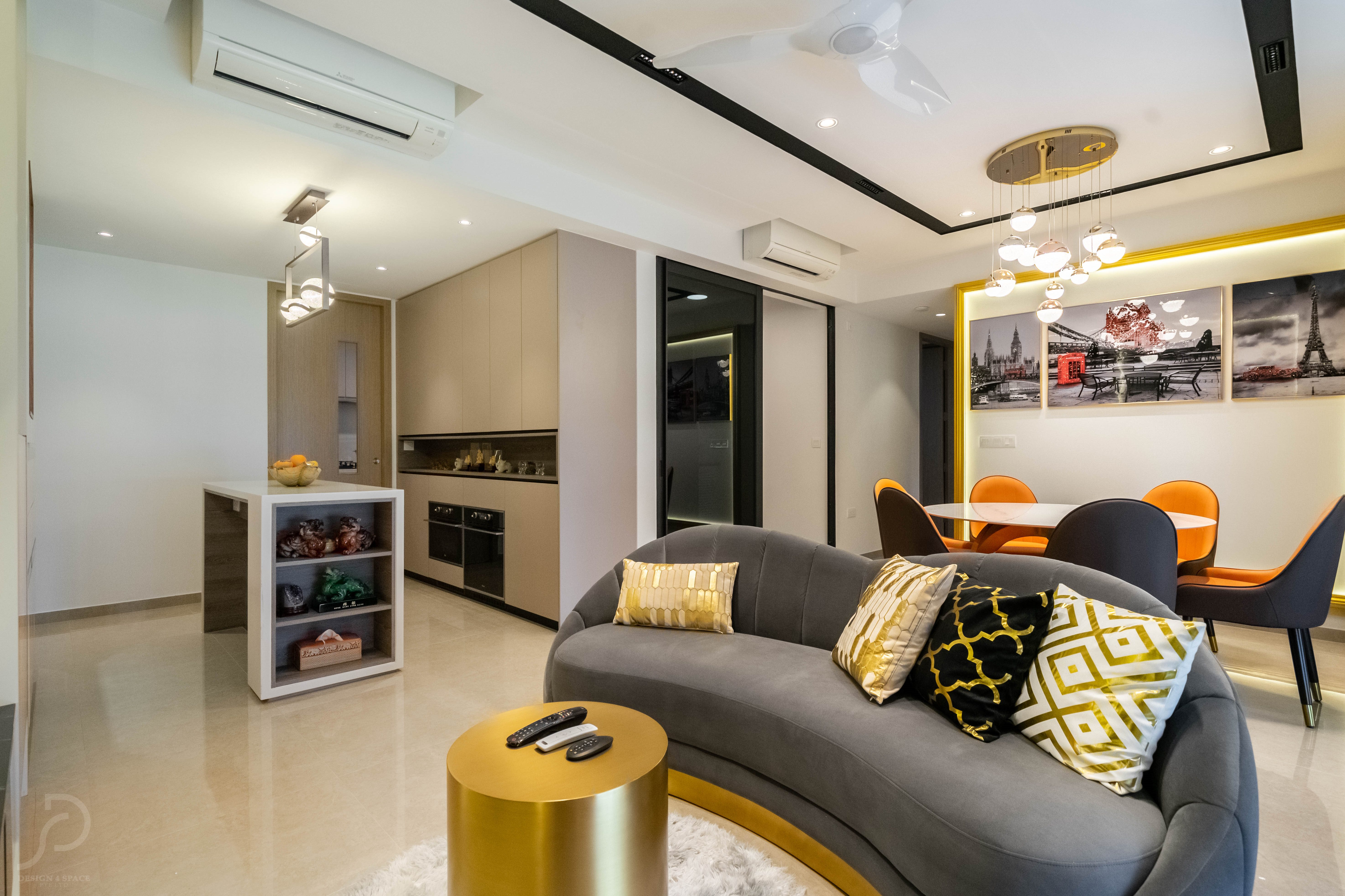 Contemporary, Modern Design - Living Room - Condominium - Design by Design 4 Space Pte Ltd