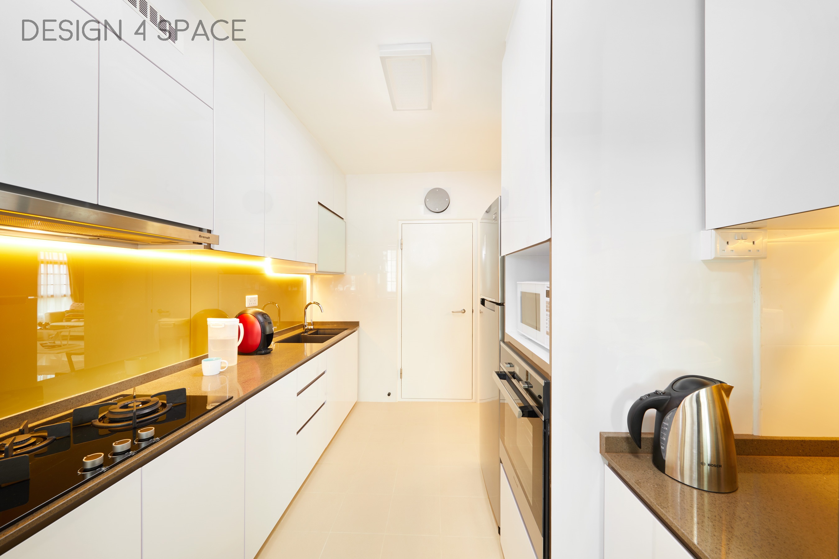 Contemporary, Minimalist, Modern Design - Kitchen - HDB 4 Room - Design by Design 4 Space Pte Ltd