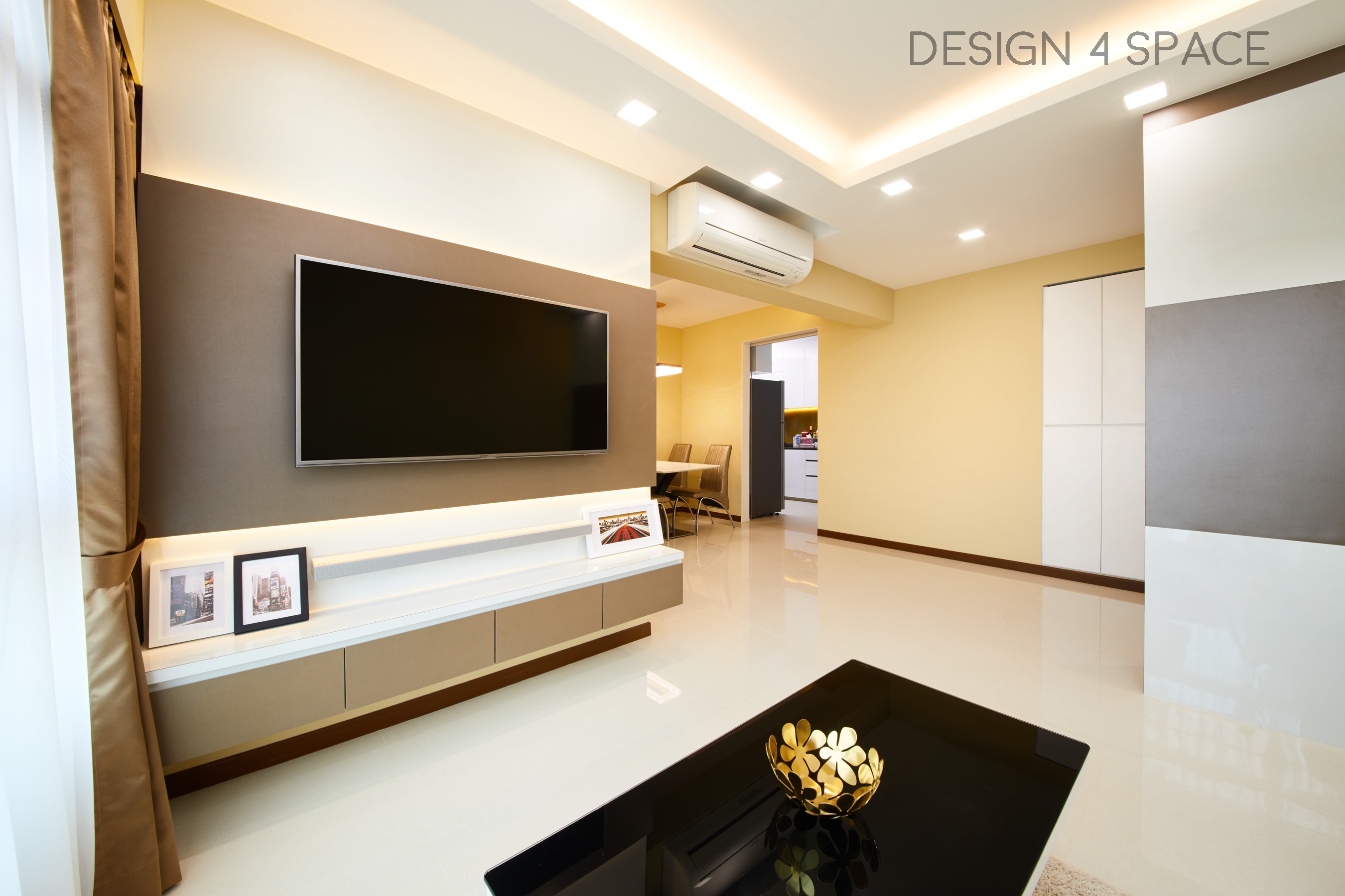 Contemporary, Minimalist, Modern Design - Living Room - HDB 4 Room - Design by Design 4 Space Pte Ltd