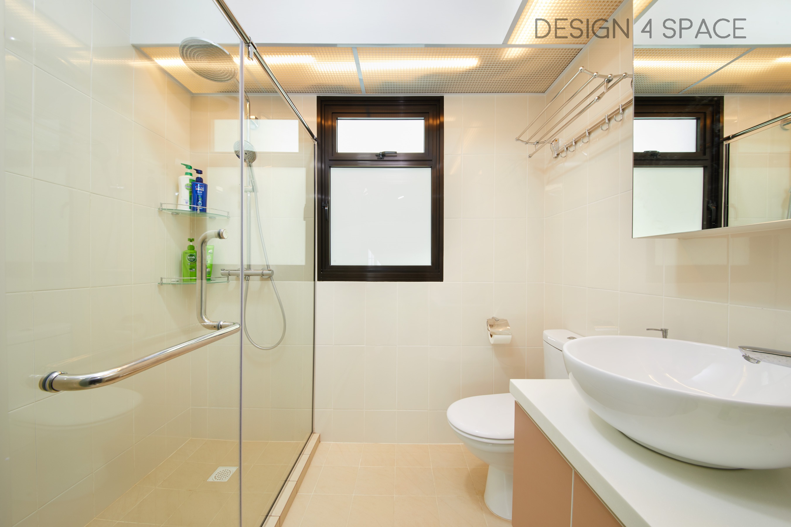 Contemporary, Minimalist, Modern Design - Bathroom - HDB 4 Room - Design by Design 4 Space Pte Ltd