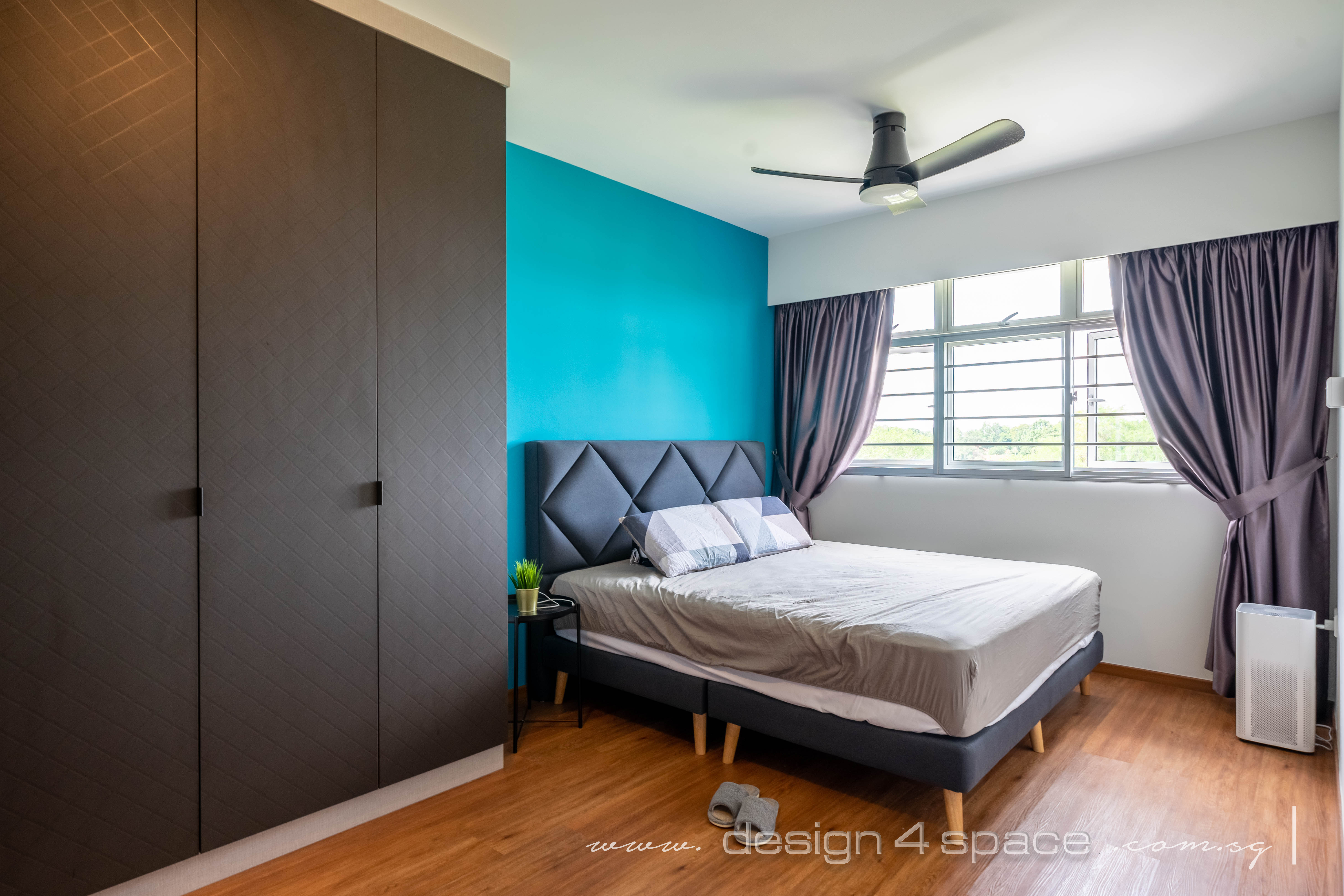 Contemporary, Modern Design - Bedroom - HDB 5 Room - Design by Design 4 Space Pte Ltd