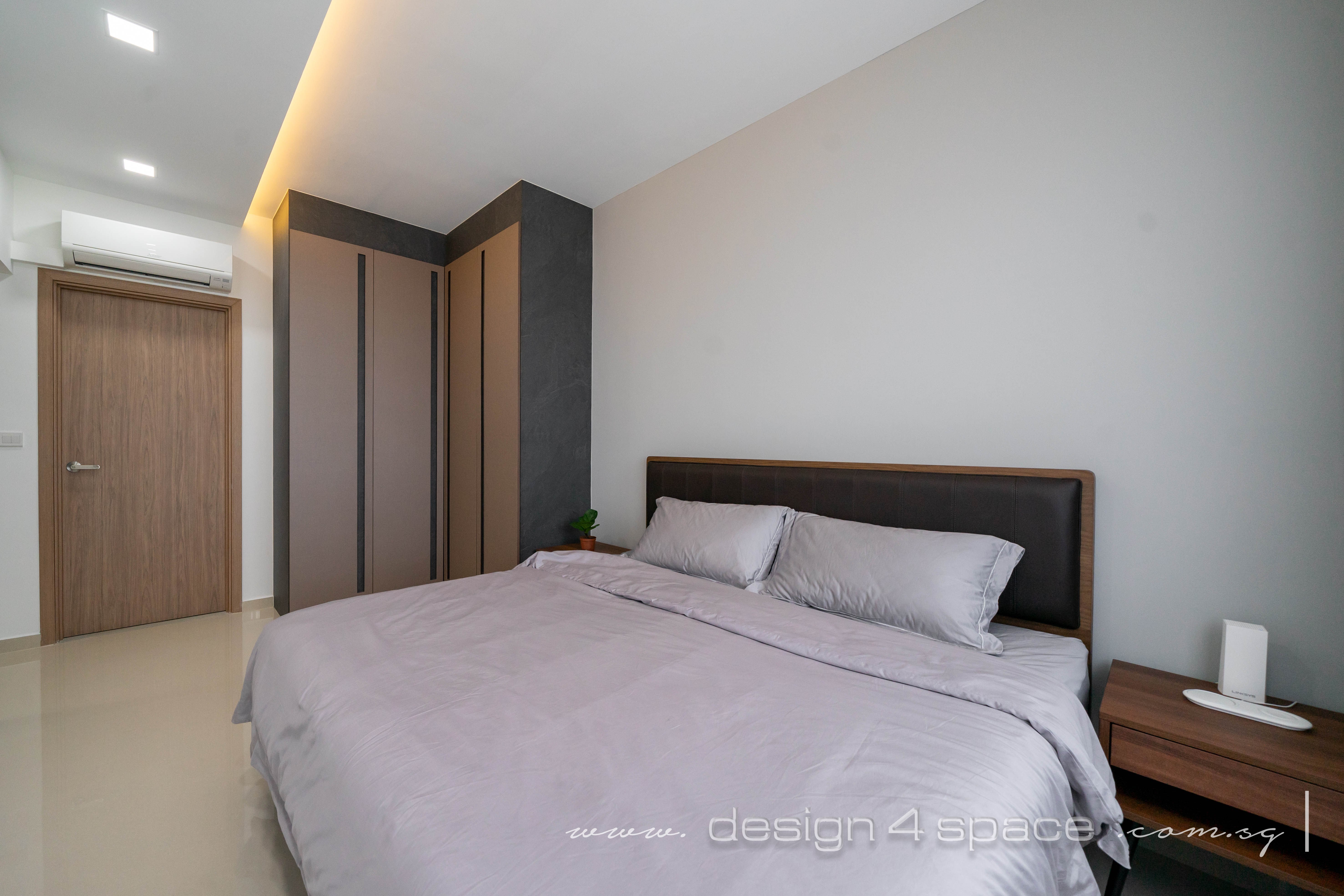 Contemporary Design - Bedroom - HDB 5 Room - Design by Design 4 Space Pte Ltd