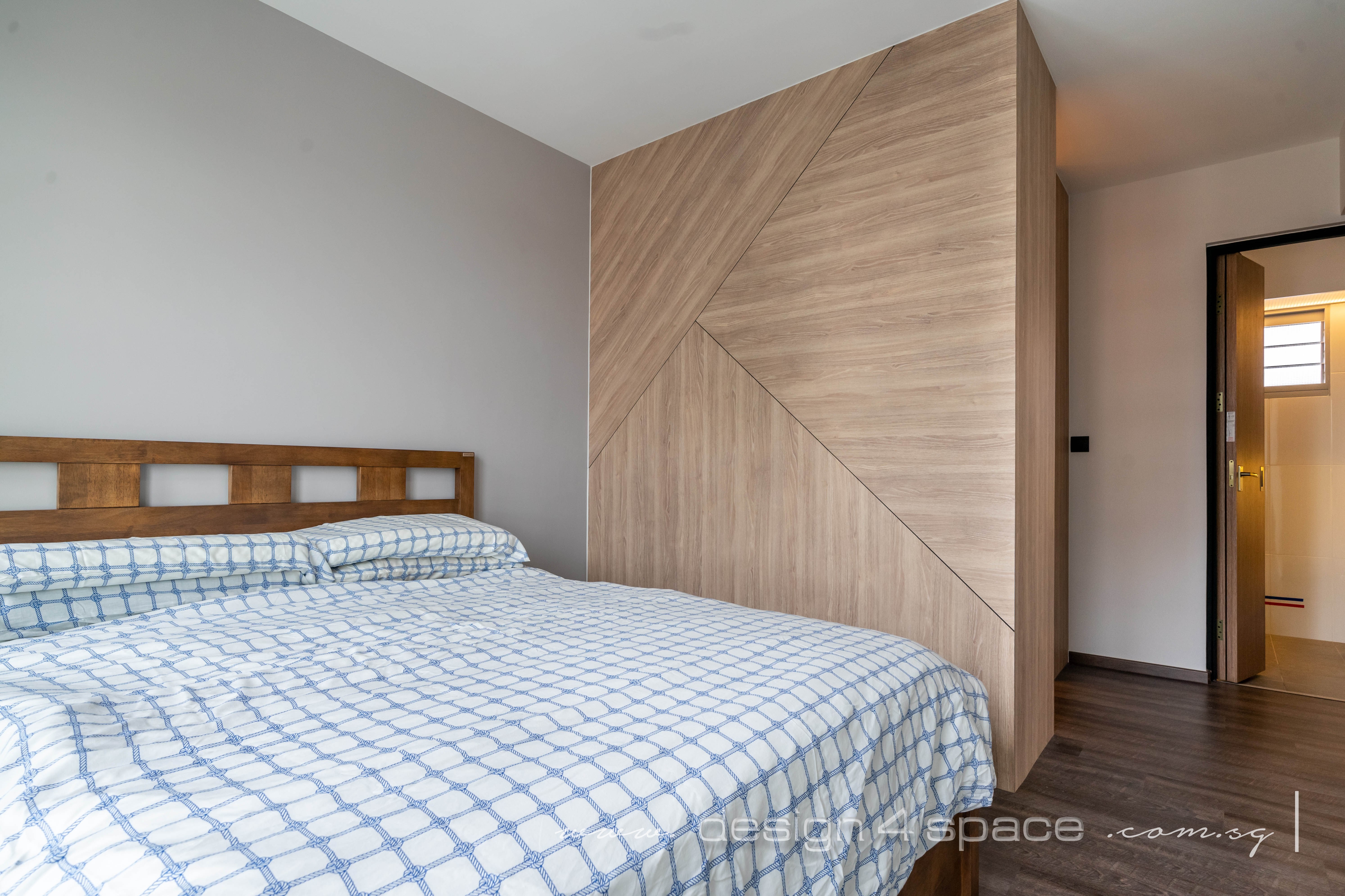 Contemporary, Modern Design - Bedroom - HDB 5 Room - Design by Design 4 Space Pte Ltd