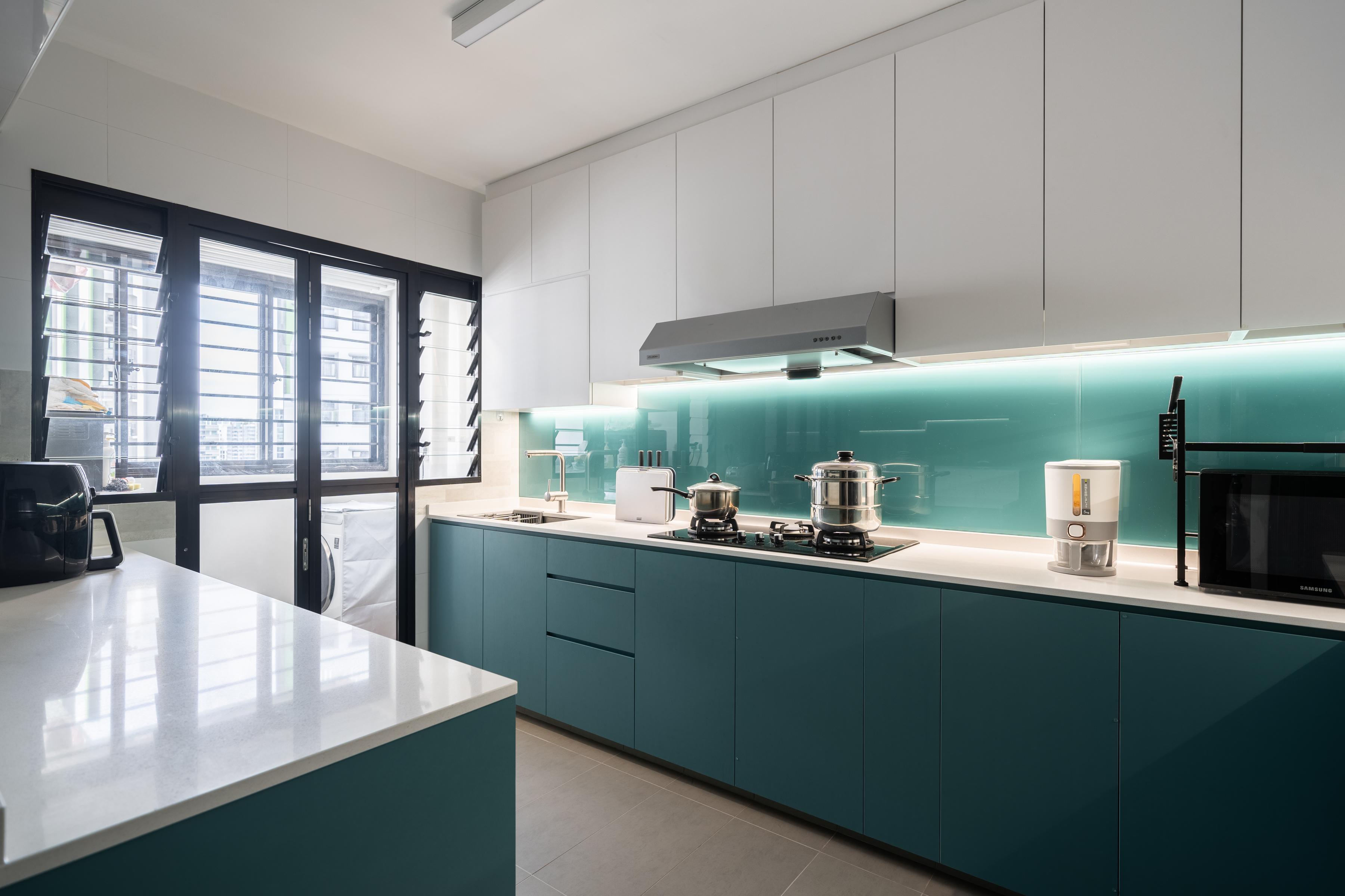 Contemporary, Scandinavian Design - Kitchen - HDB 5 Room - Design by Design 4 Space Pte Ltd