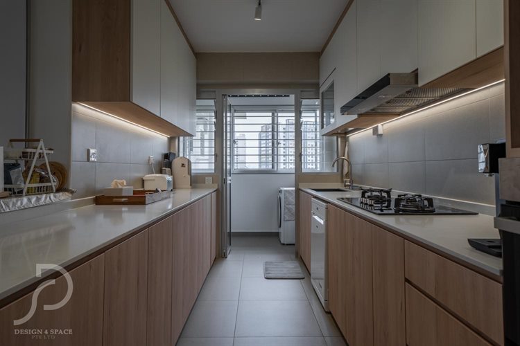 Contemporary, Others Design - Kitchen - HDB 5 Room - Design by Design 4 Space Pte Ltd