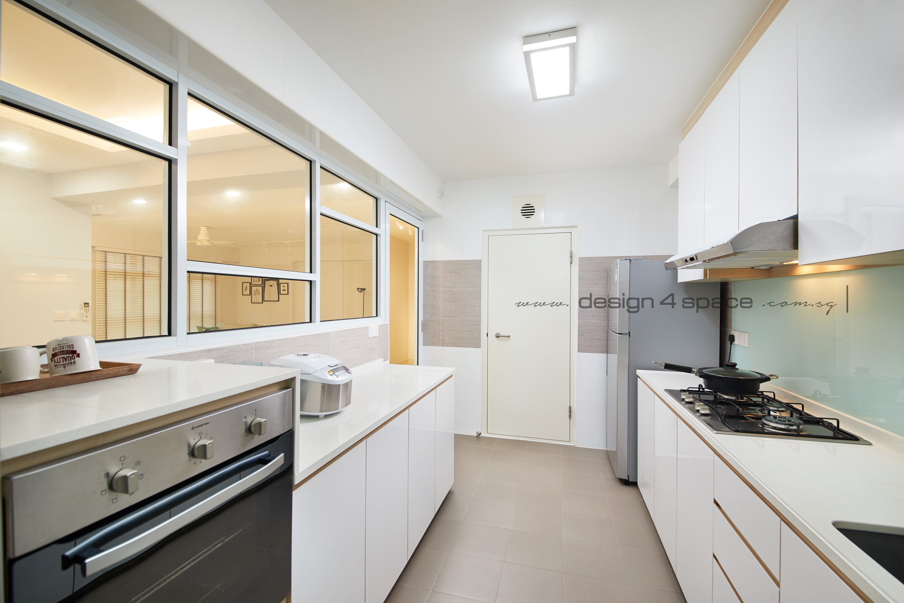 Minimalist, Modern, Scandinavian Design - Kitchen - HDB 5 Room - Design by Design 4 Space Pte Ltd