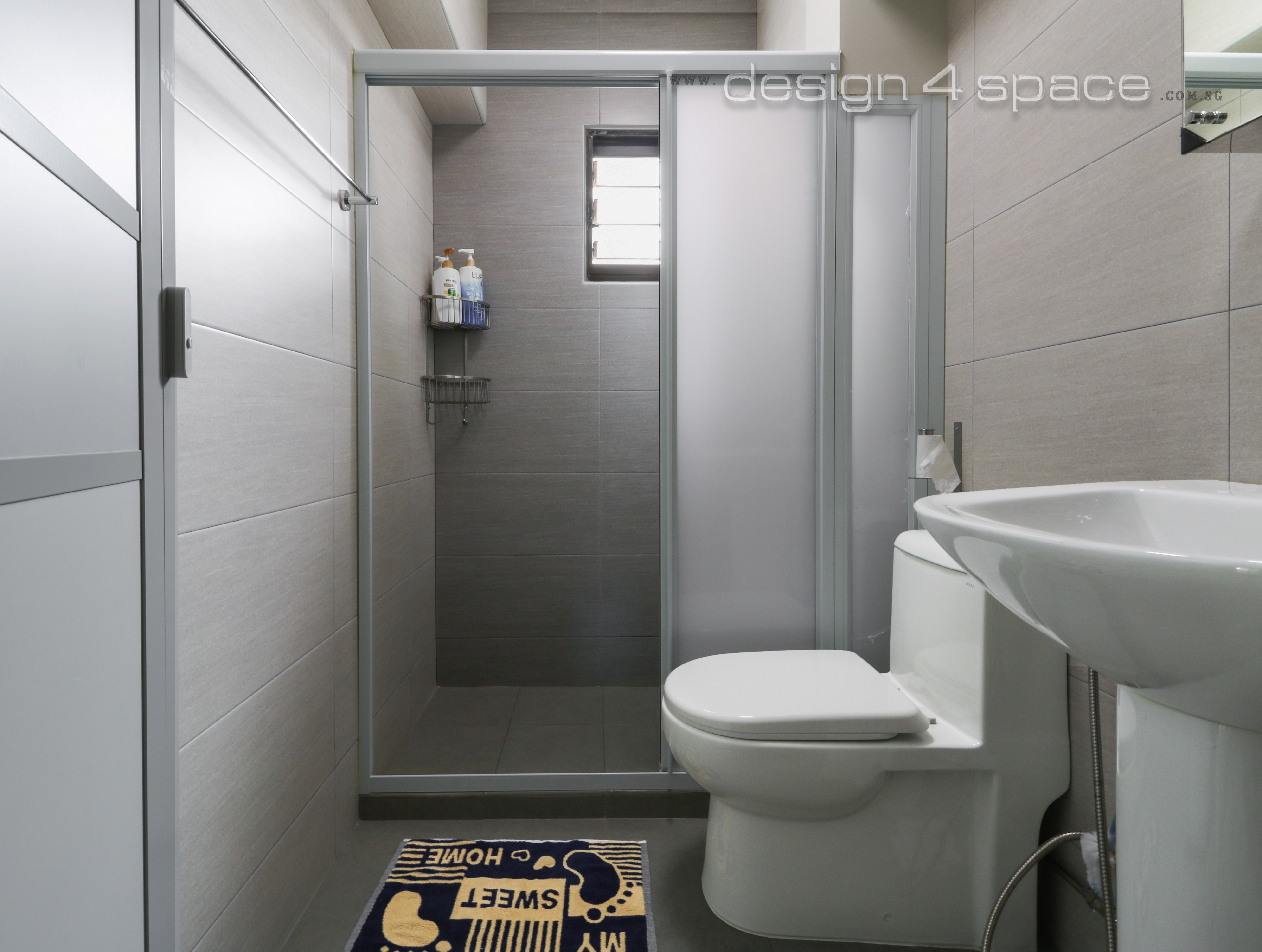 Contemporary, Modern Design - Bathroom - HDB 5 Room - Design by Design 4 Space Pte Ltd