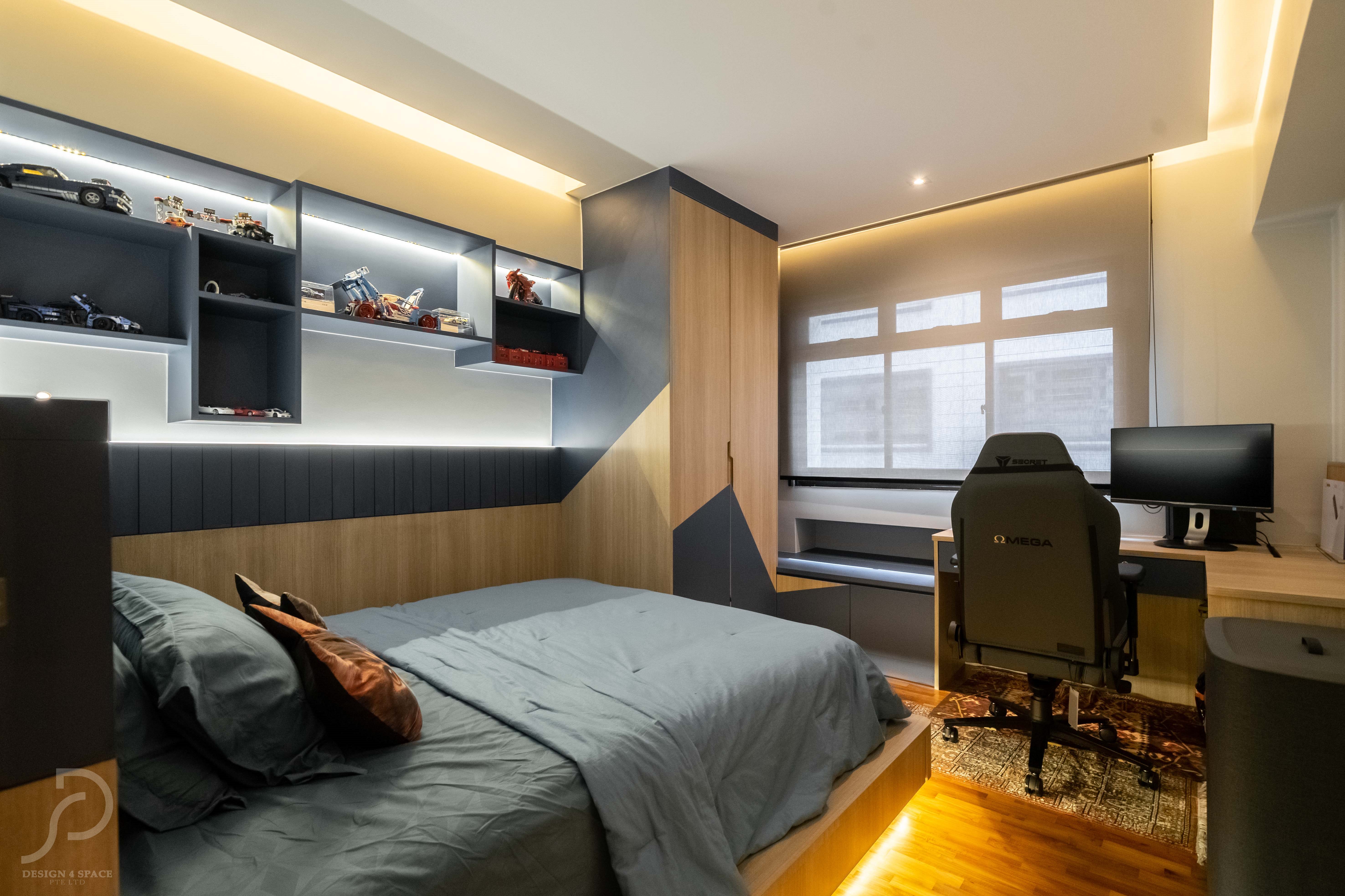 Contemporary, Modern, Others Design - Bedroom - HDB 5 Room - Design by Design 4 Space Pte Ltd
