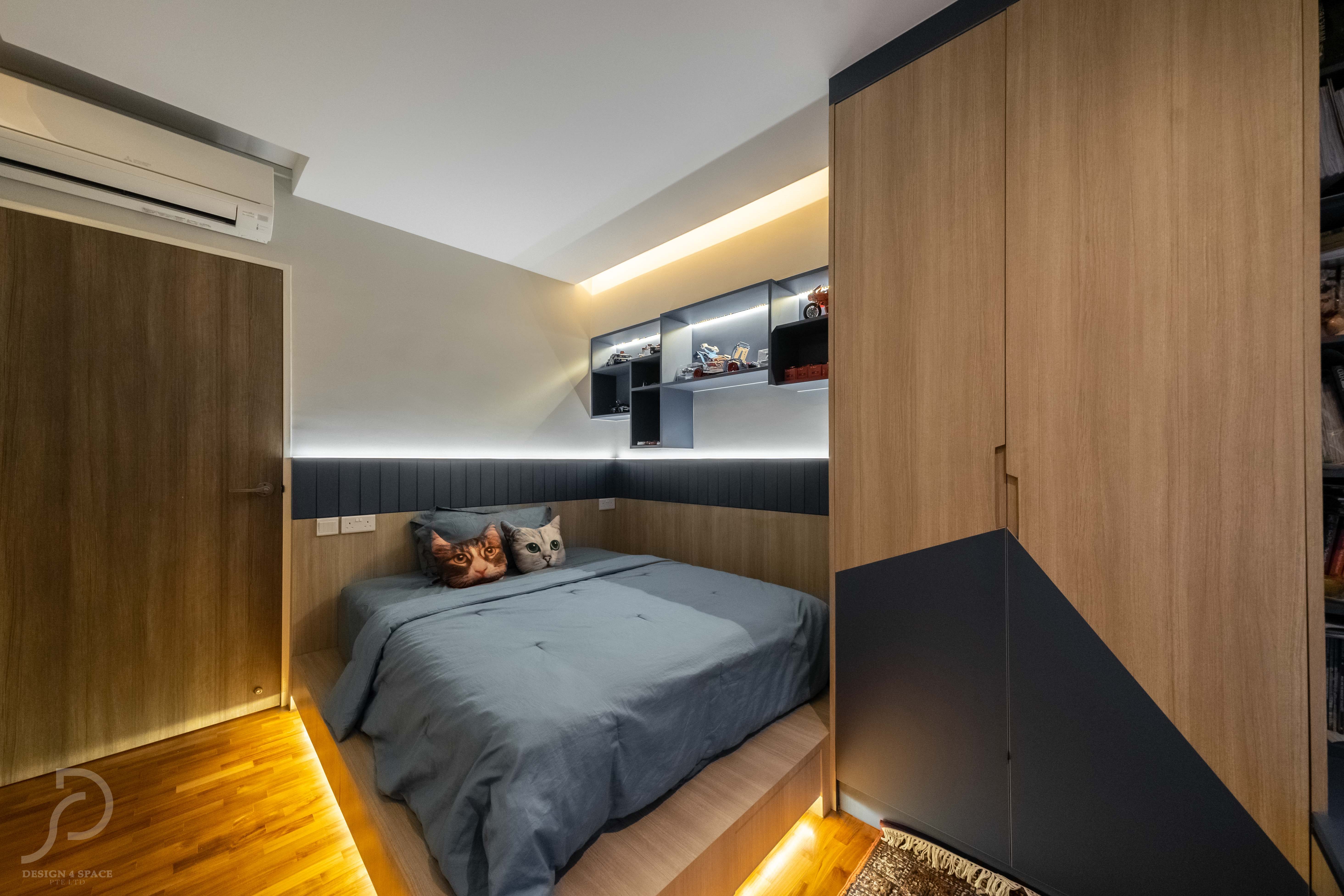 Contemporary, Modern, Others Design - Bedroom - HDB 5 Room - Design by Design 4 Space Pte Ltd