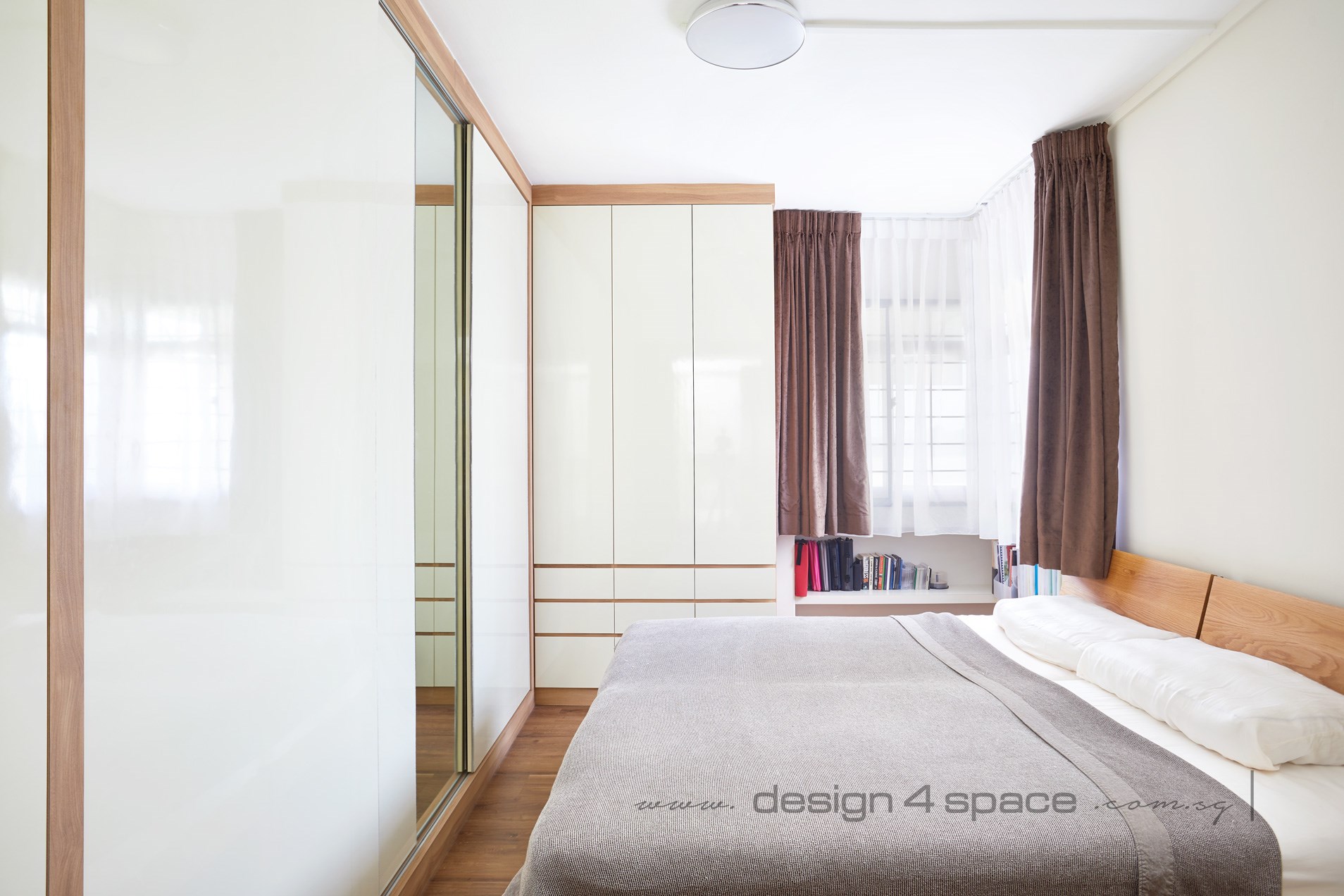 Contemporary Design - Bedroom - HDB 5 Room - Design by Design 4 Space Pte Ltd