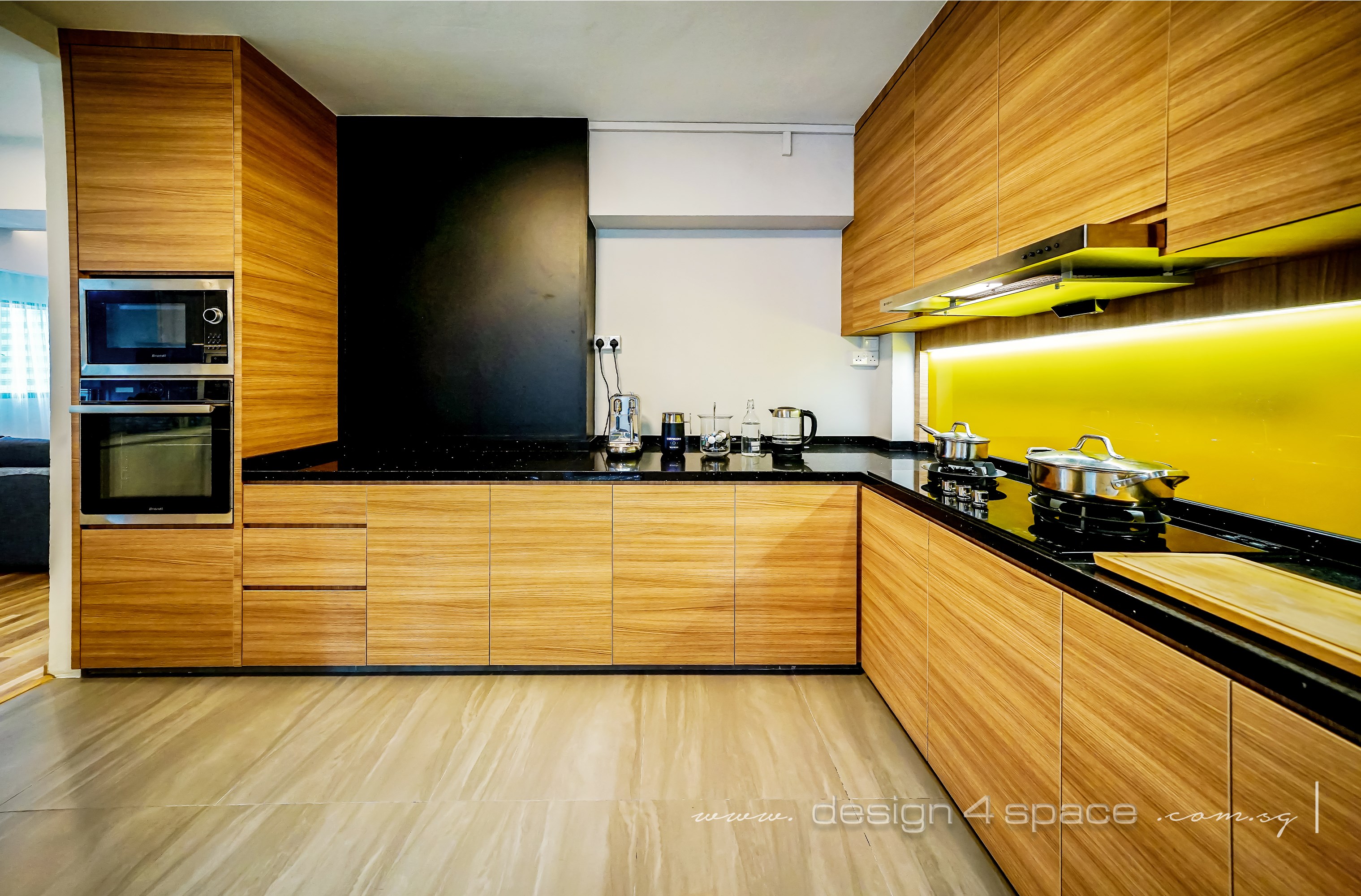 Contemporary Design - Kitchen - HDB 5 Room - Design by Design 4 Space Pte Ltd