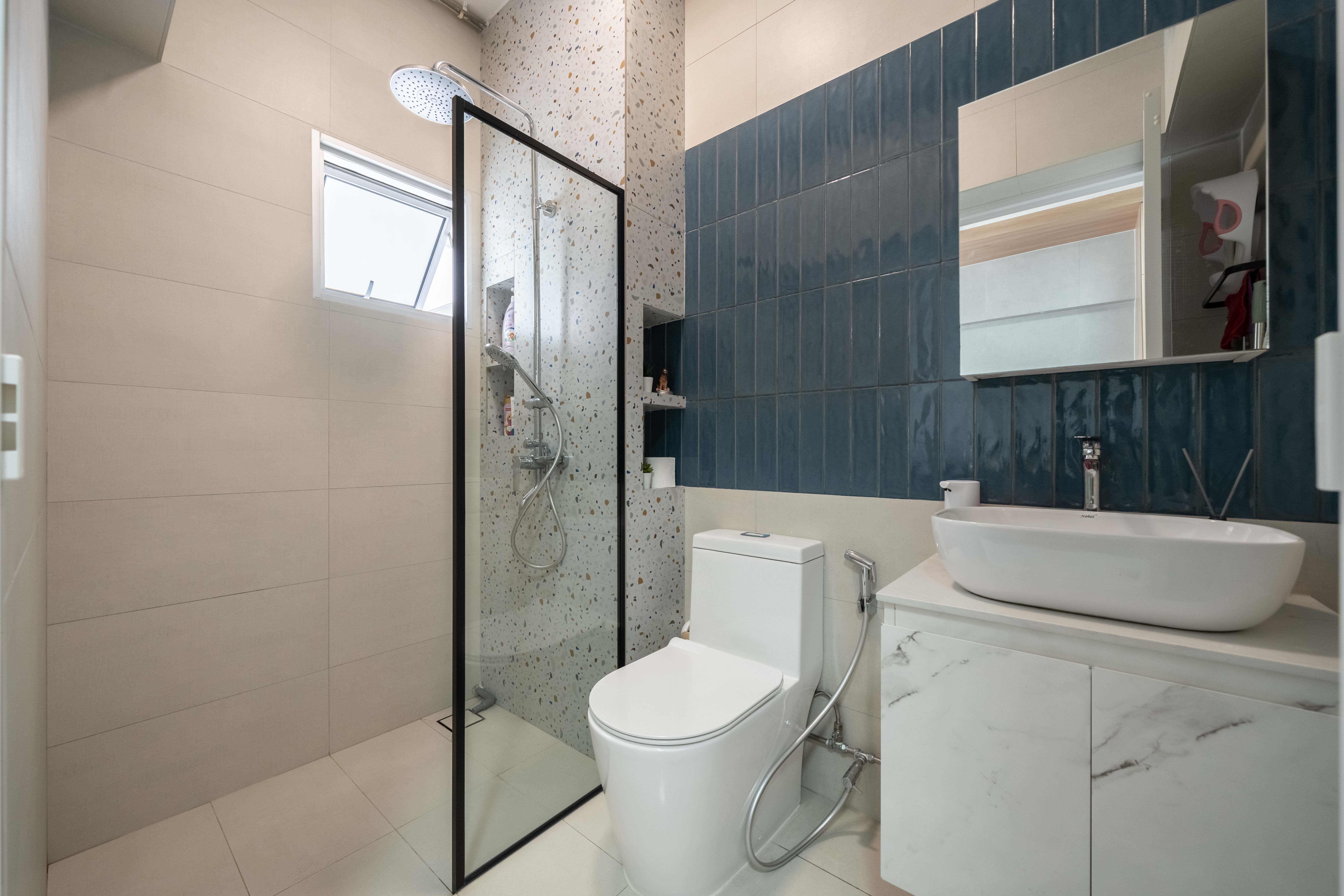 Contemporary, Modern, Scandinavian Design - Bathroom - HDB 5 Room - Design by Design 4 Space Pte Ltd