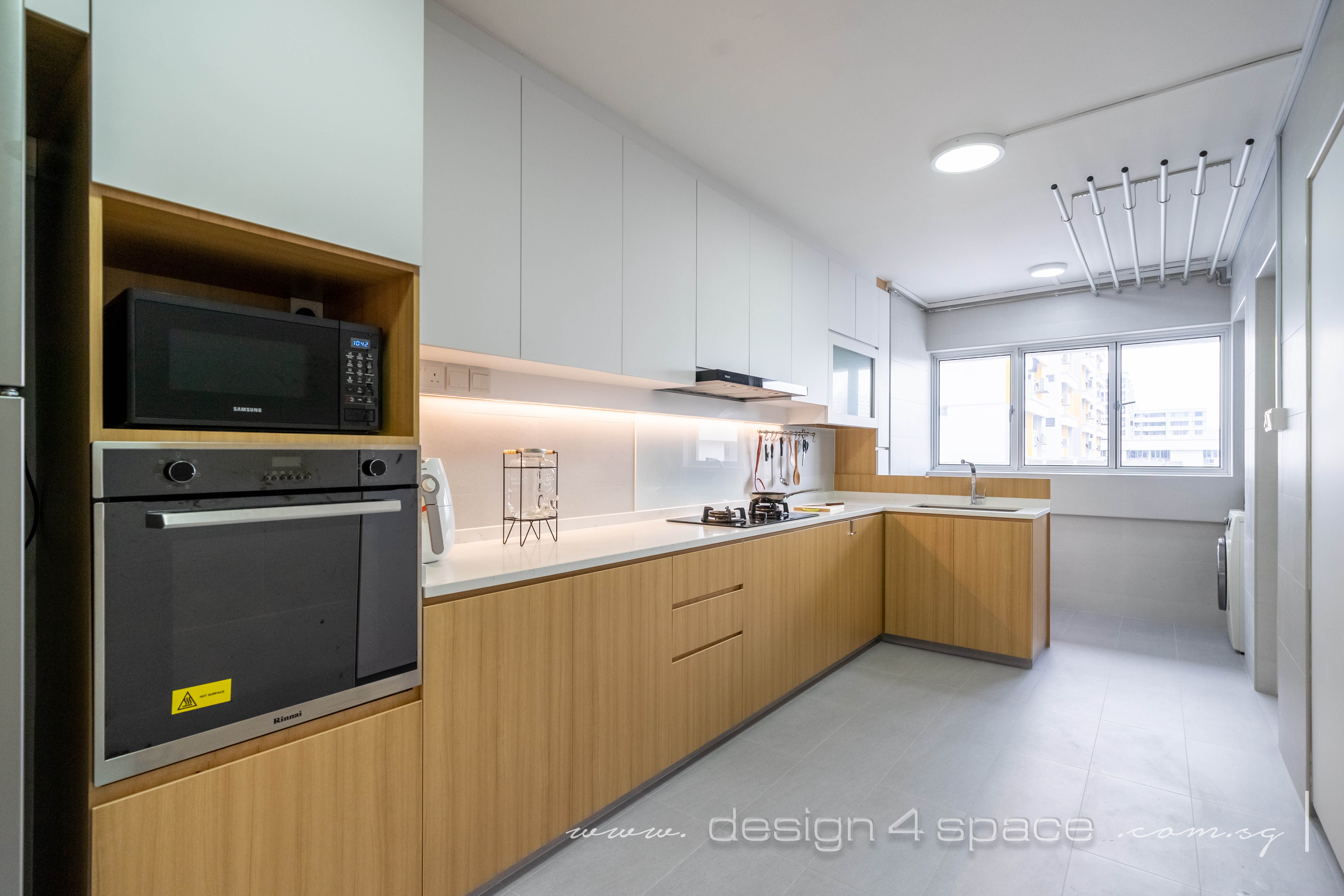 Modern Design - Kitchen - HDB 5 Room - Design by Design 4 Space Pte Ltd