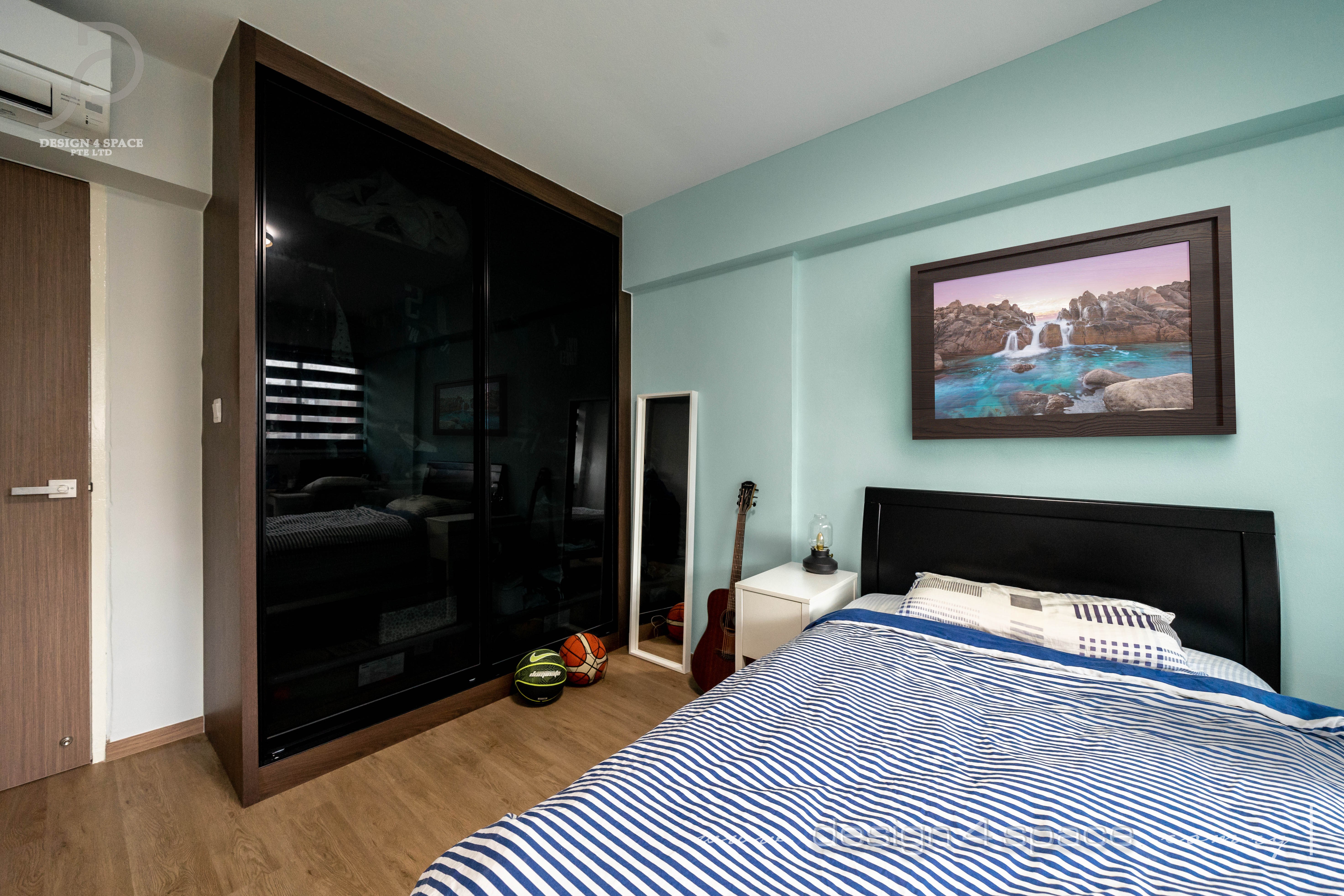 Contemporary Design - Bedroom - HDB 5 Room - Design by Design 4 Space Pte Ltd