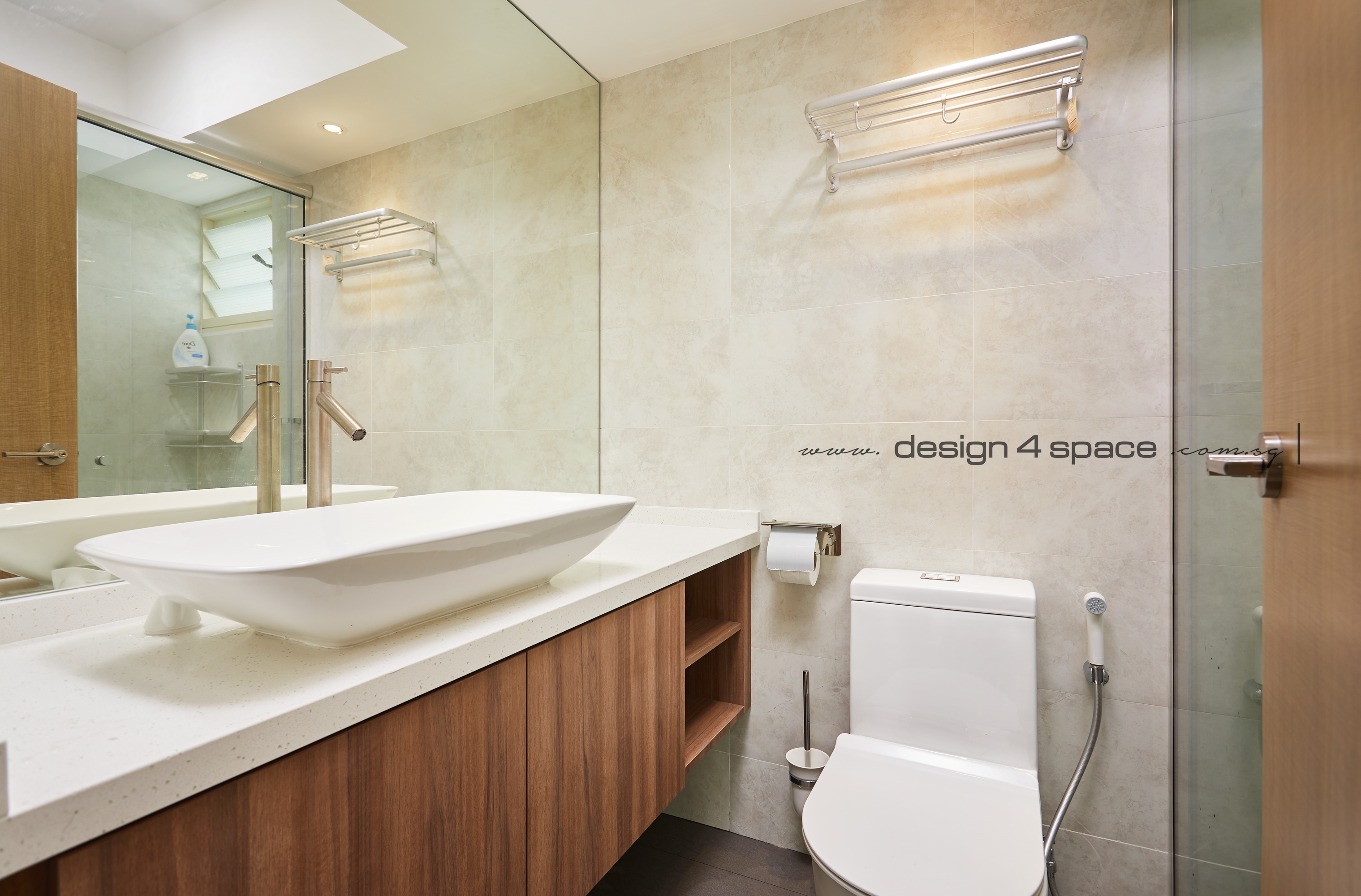 Minimalist, Scandinavian Design - Bathroom - HDB 5 Room - Design by Design 4 Space Pte Ltd