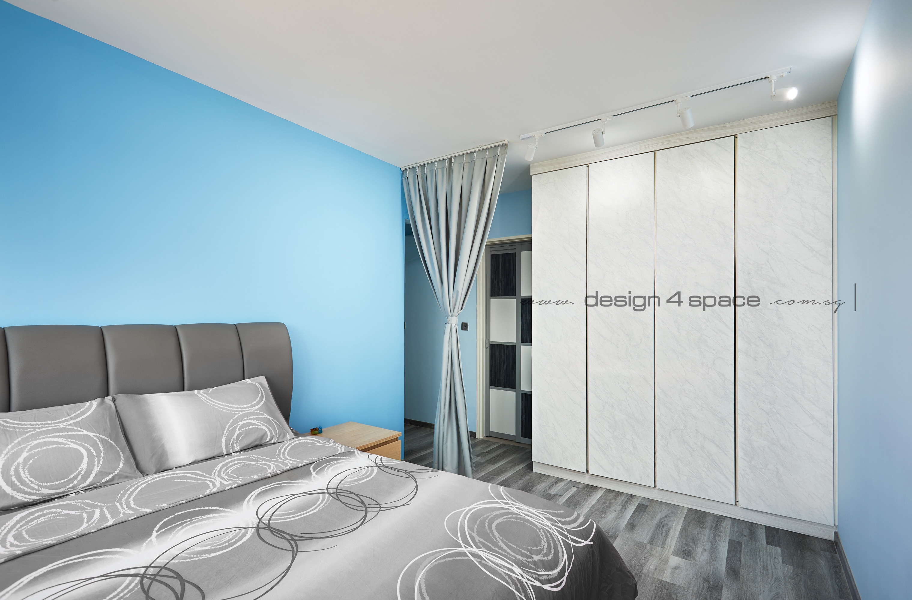 Contemporary, Modern Design - Bedroom - HDB 5 Room - Design by Design 4 Space Pte Ltd