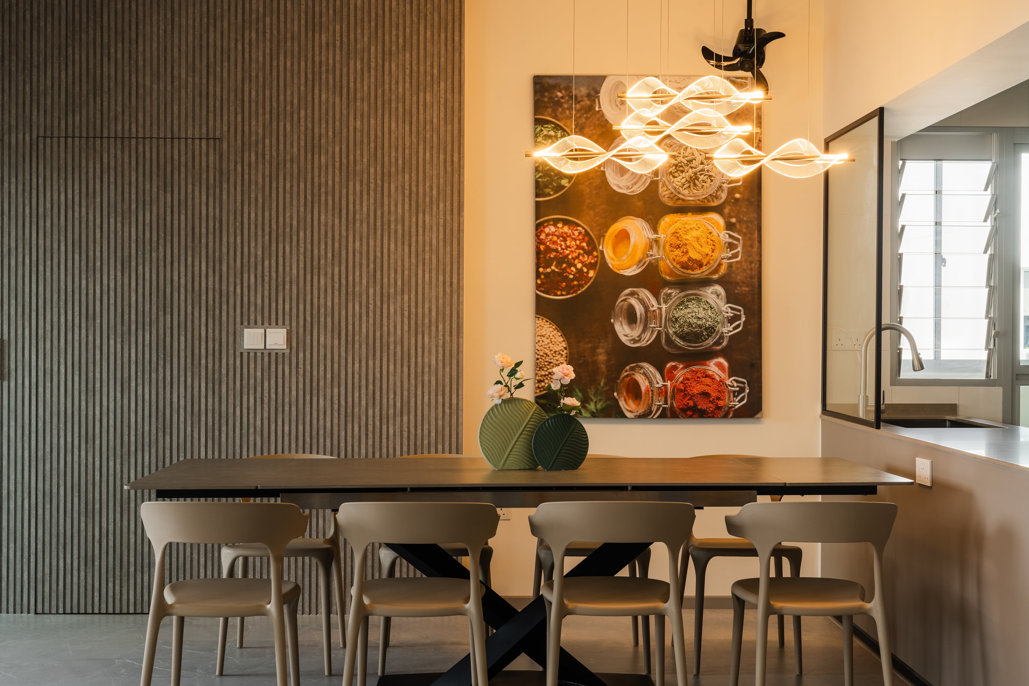 Contemporary, Modern Design - Dining Room - HDB 5 Room - Design by Design 4 Space Pte Ltd