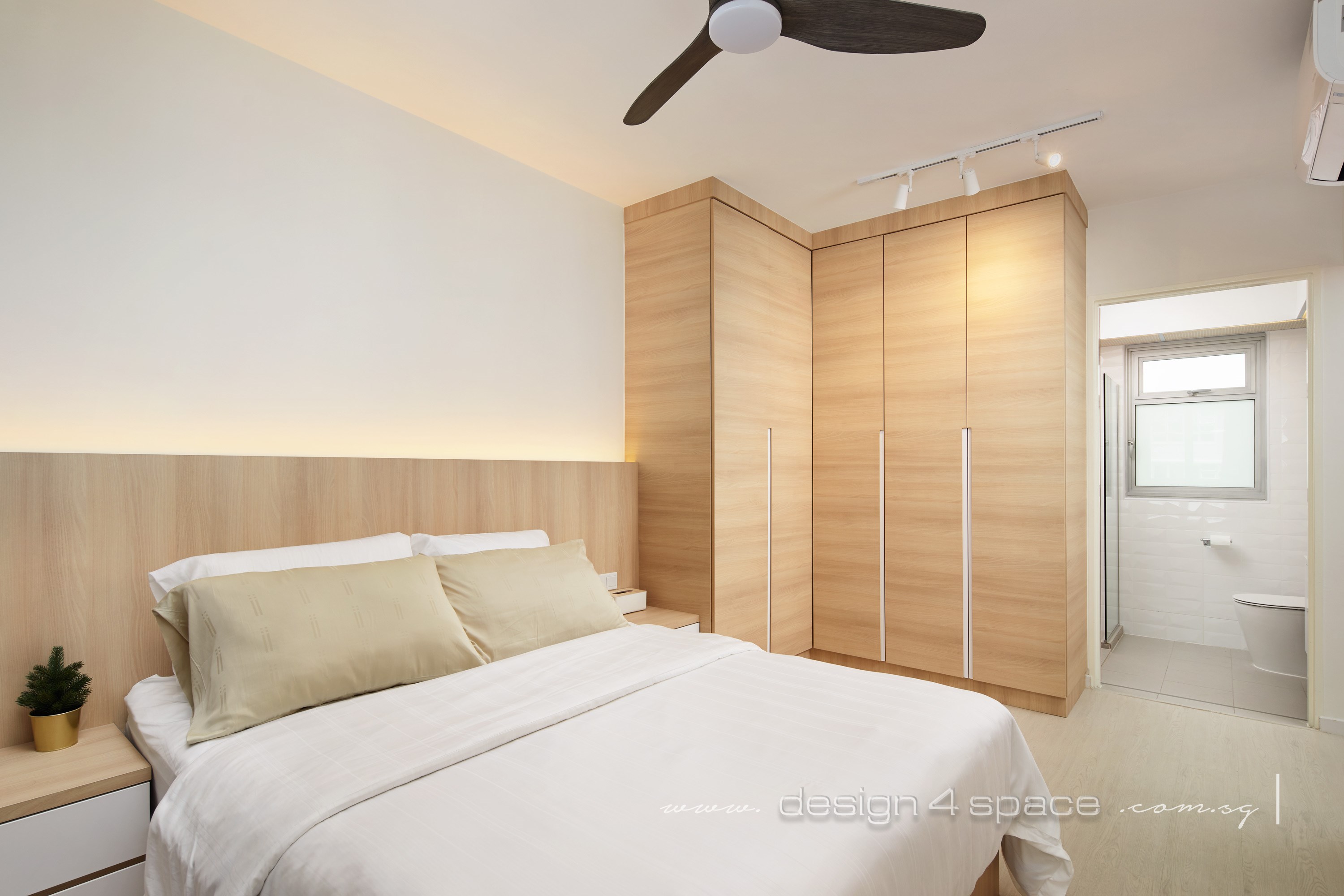 Contemporary, Scandinavian Design - Bedroom - HDB 5 Room - Design by Design 4 Space Pte Ltd