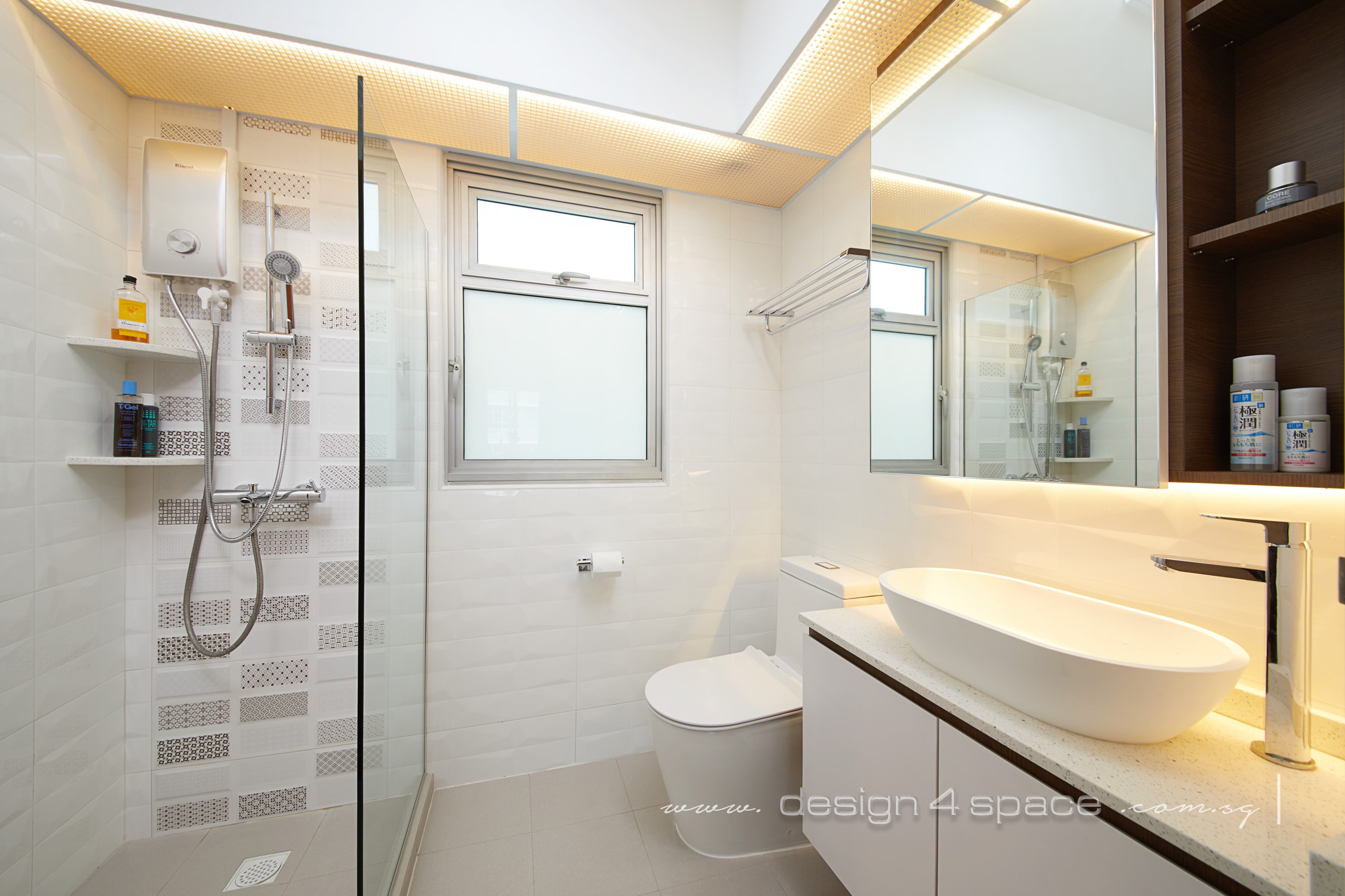 Contemporary, Scandinavian Design - Bathroom - HDB 5 Room - Design by Design 4 Space Pte Ltd