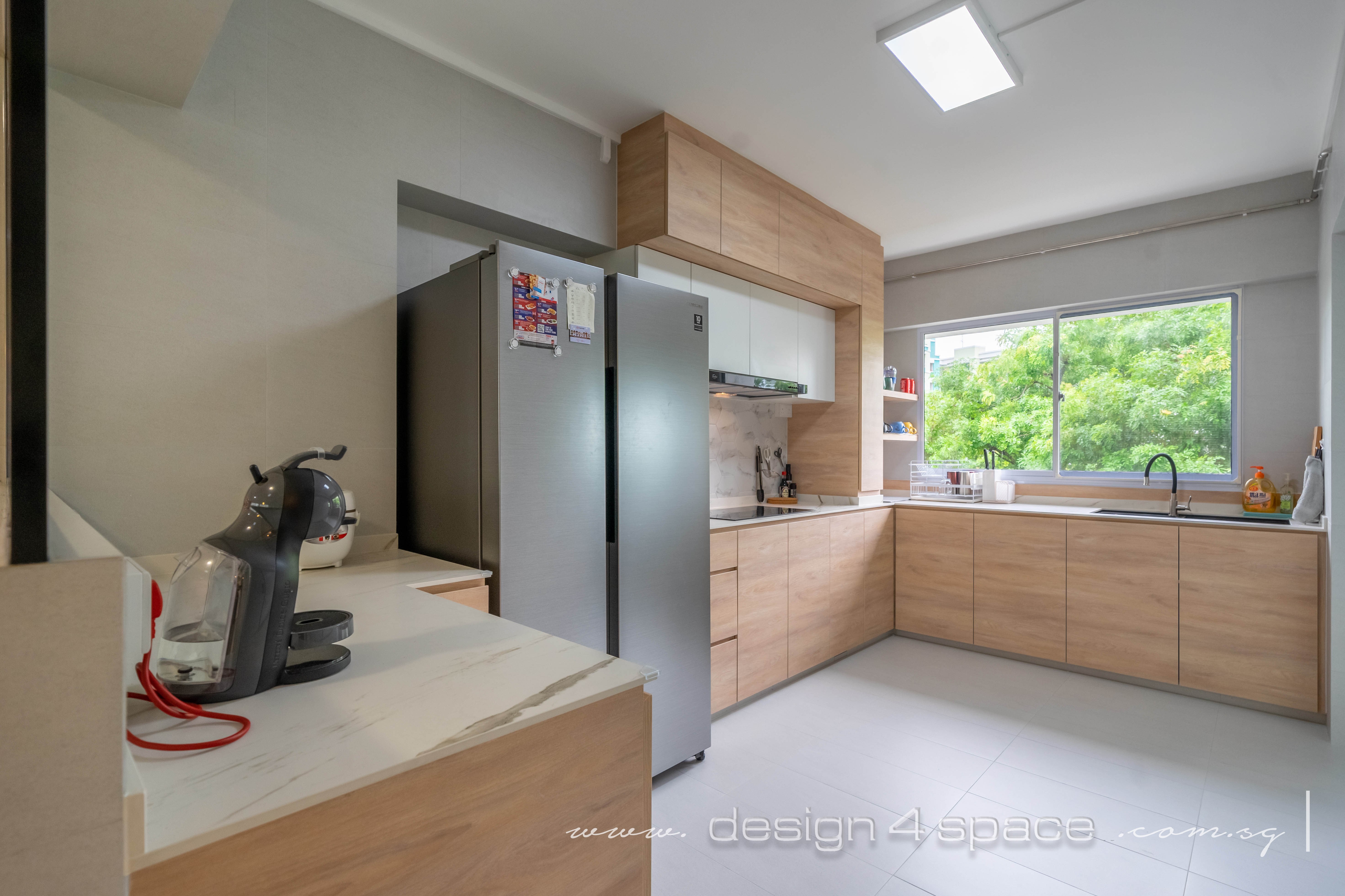 Scandinavian Design - Kitchen - HDB 5 Room - Design by Design 4 Space Pte Ltd