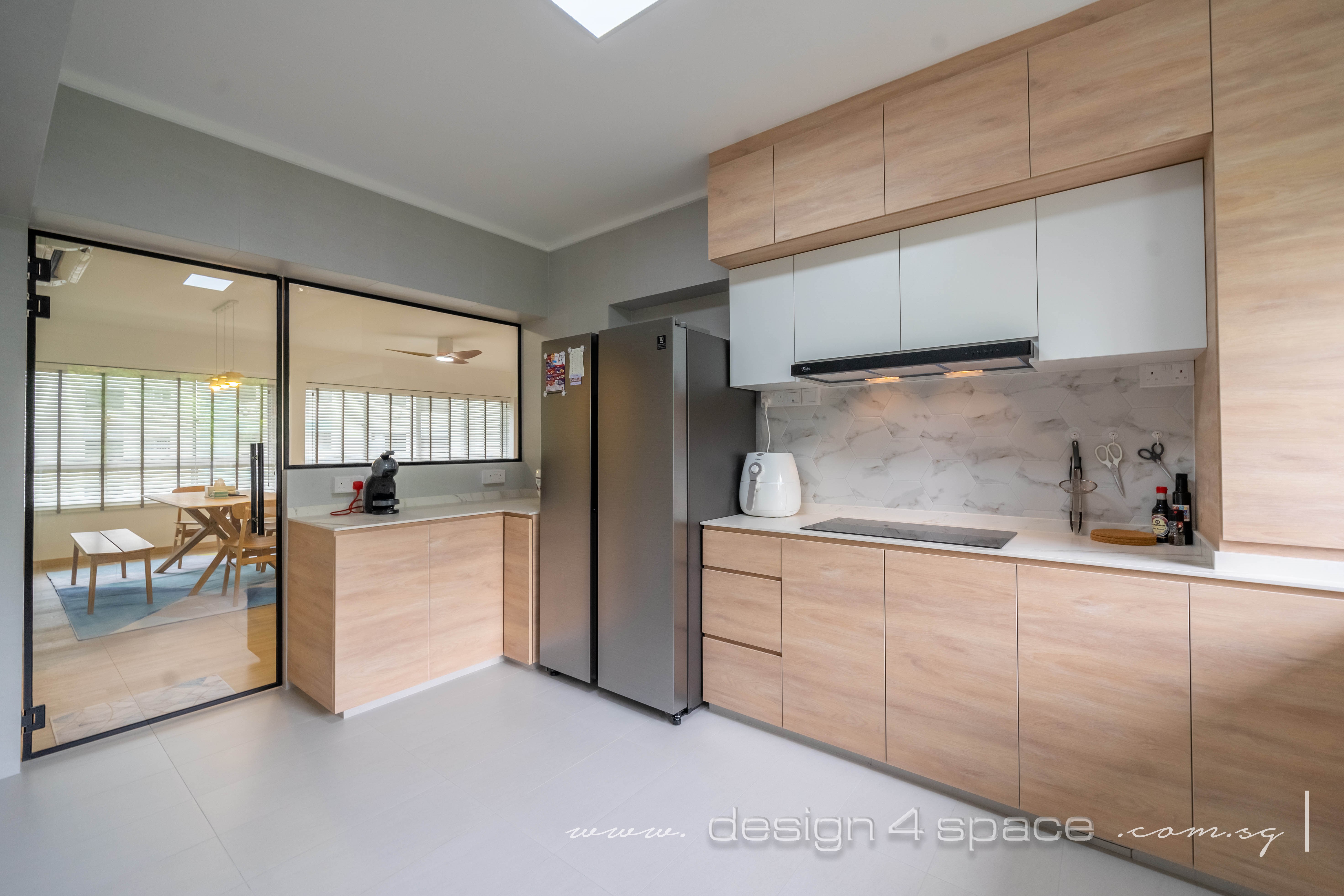 Scandinavian Design - Kitchen - HDB 5 Room - Design by Design 4 Space Pte Ltd