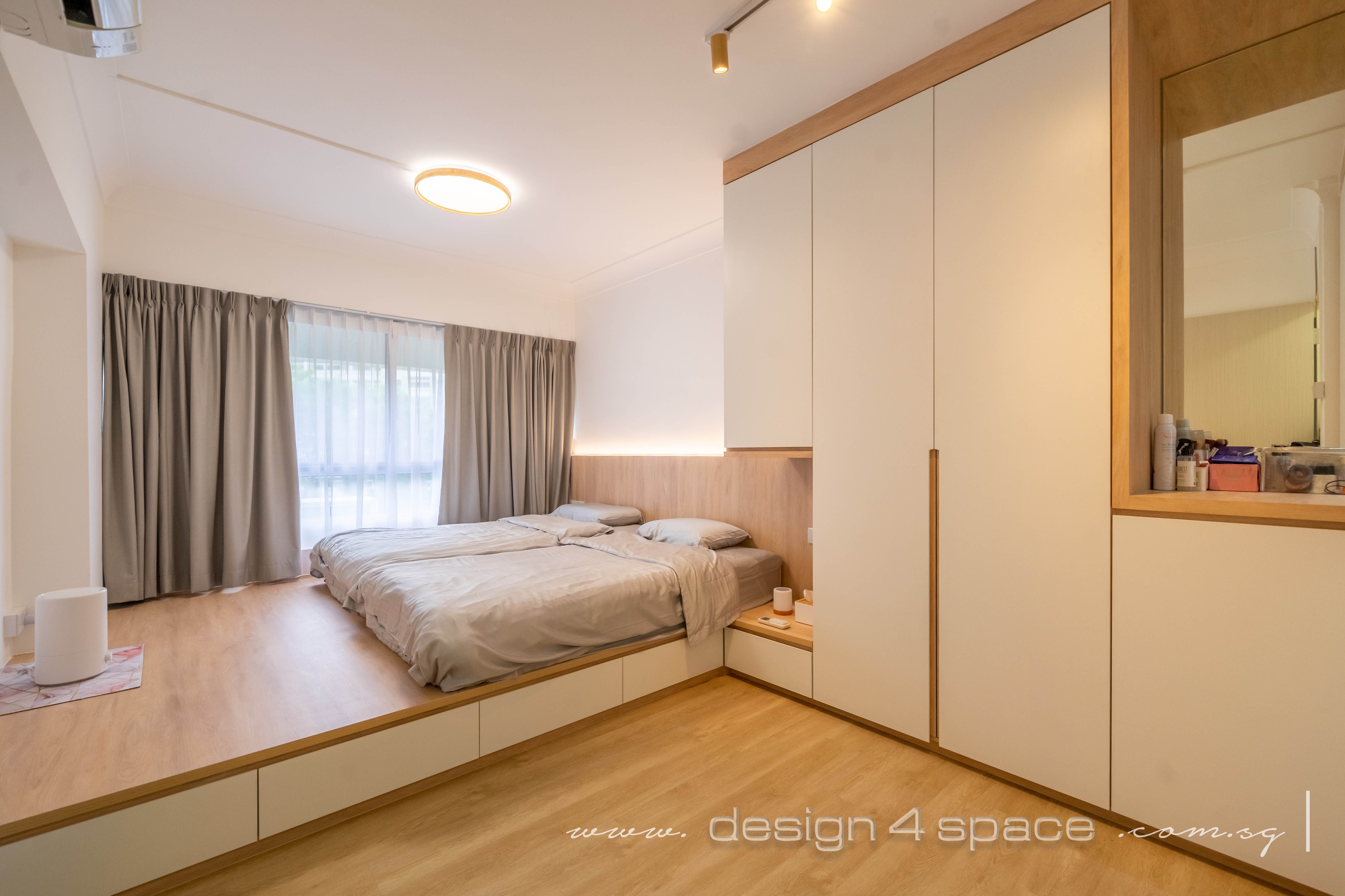 Scandinavian Design - Bedroom - HDB 5 Room - Design by Design 4 Space Pte Ltd