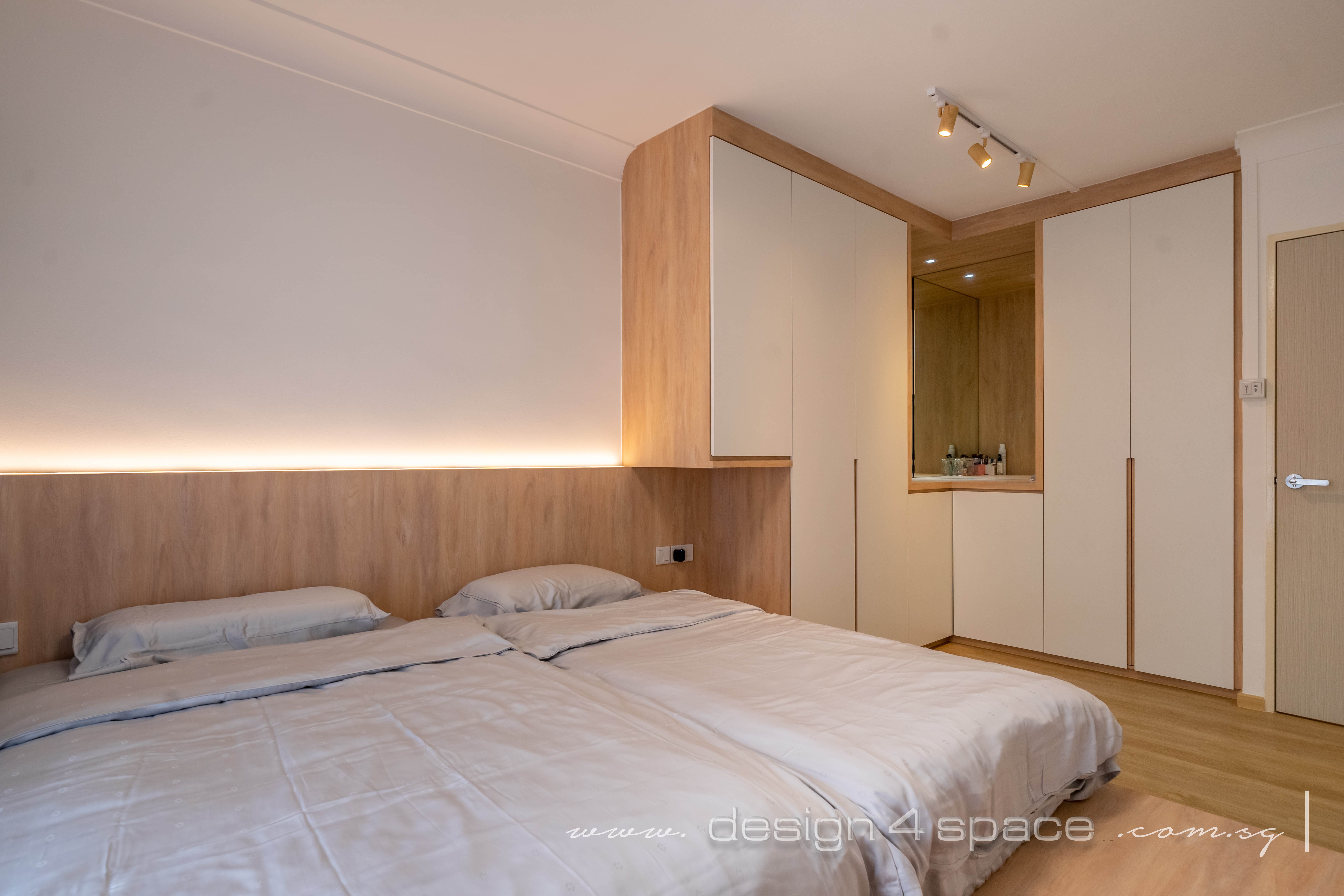 Scandinavian Design - Bedroom - HDB 5 Room - Design by Design 4 Space Pte Ltd