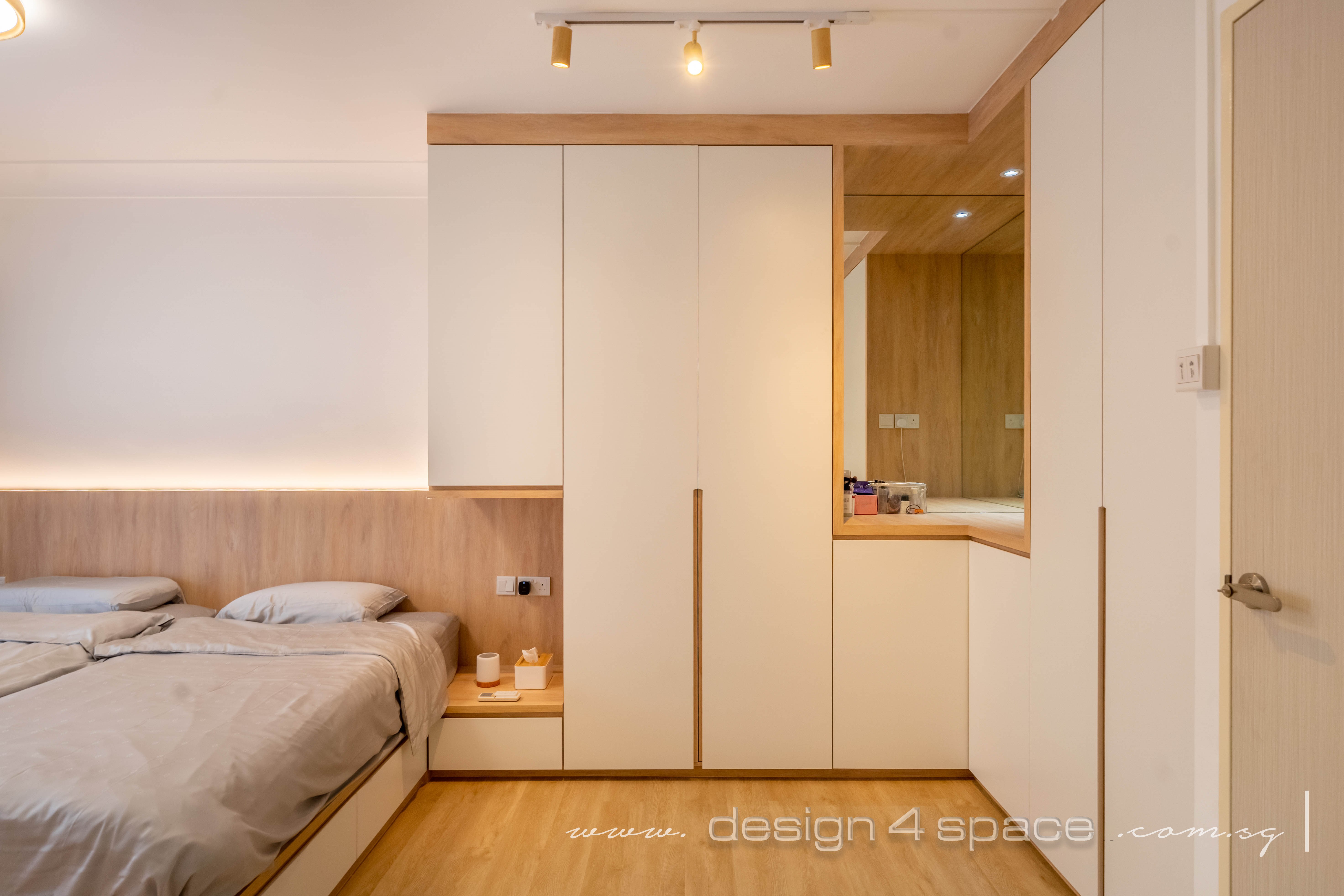 Scandinavian Design - Bedroom - HDB 5 Room - Design by Design 4 Space Pte Ltd