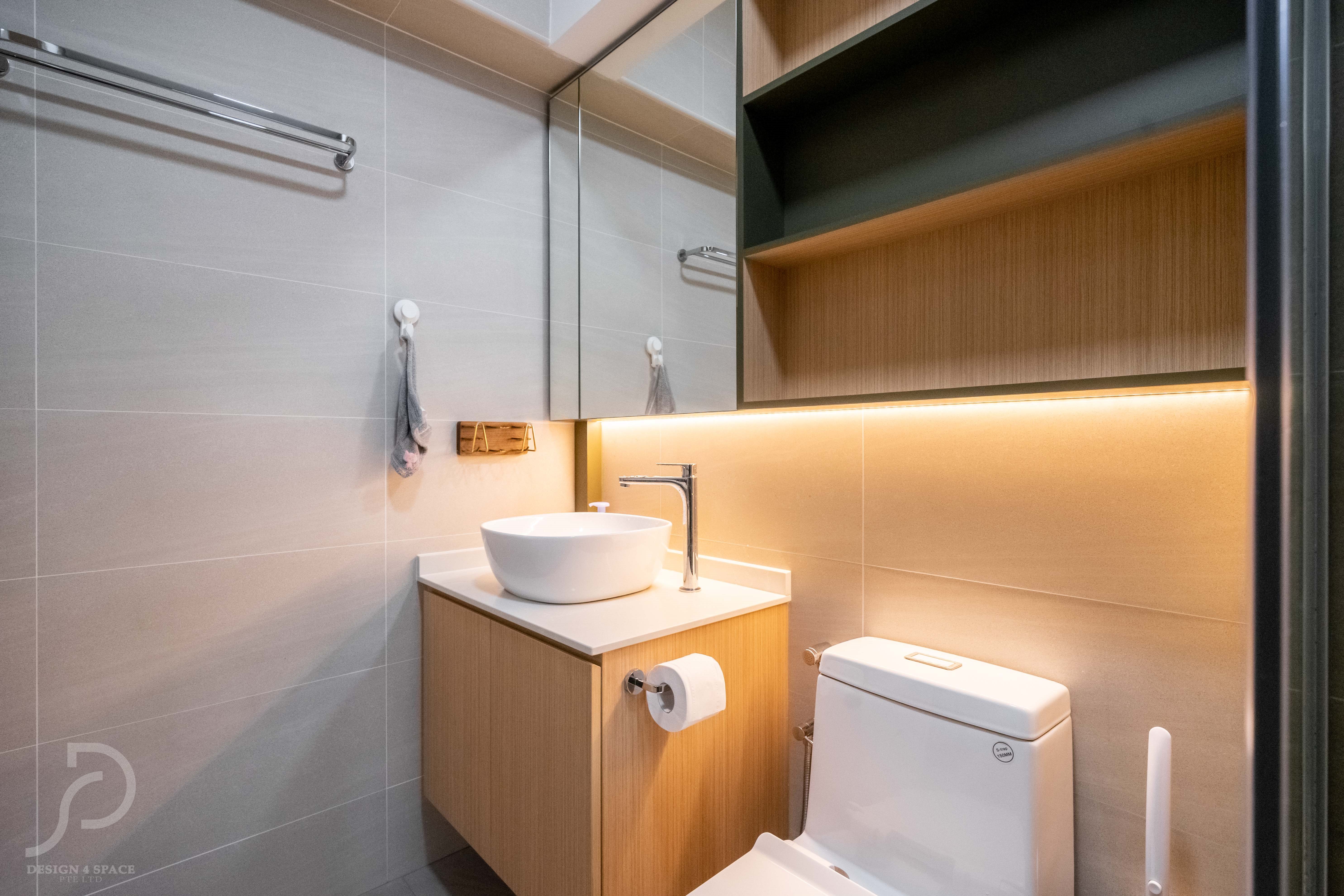 Contemporary, Modern, Others Design - Bathroom - HDB 5 Room - Design by Design 4 Space Pte Ltd