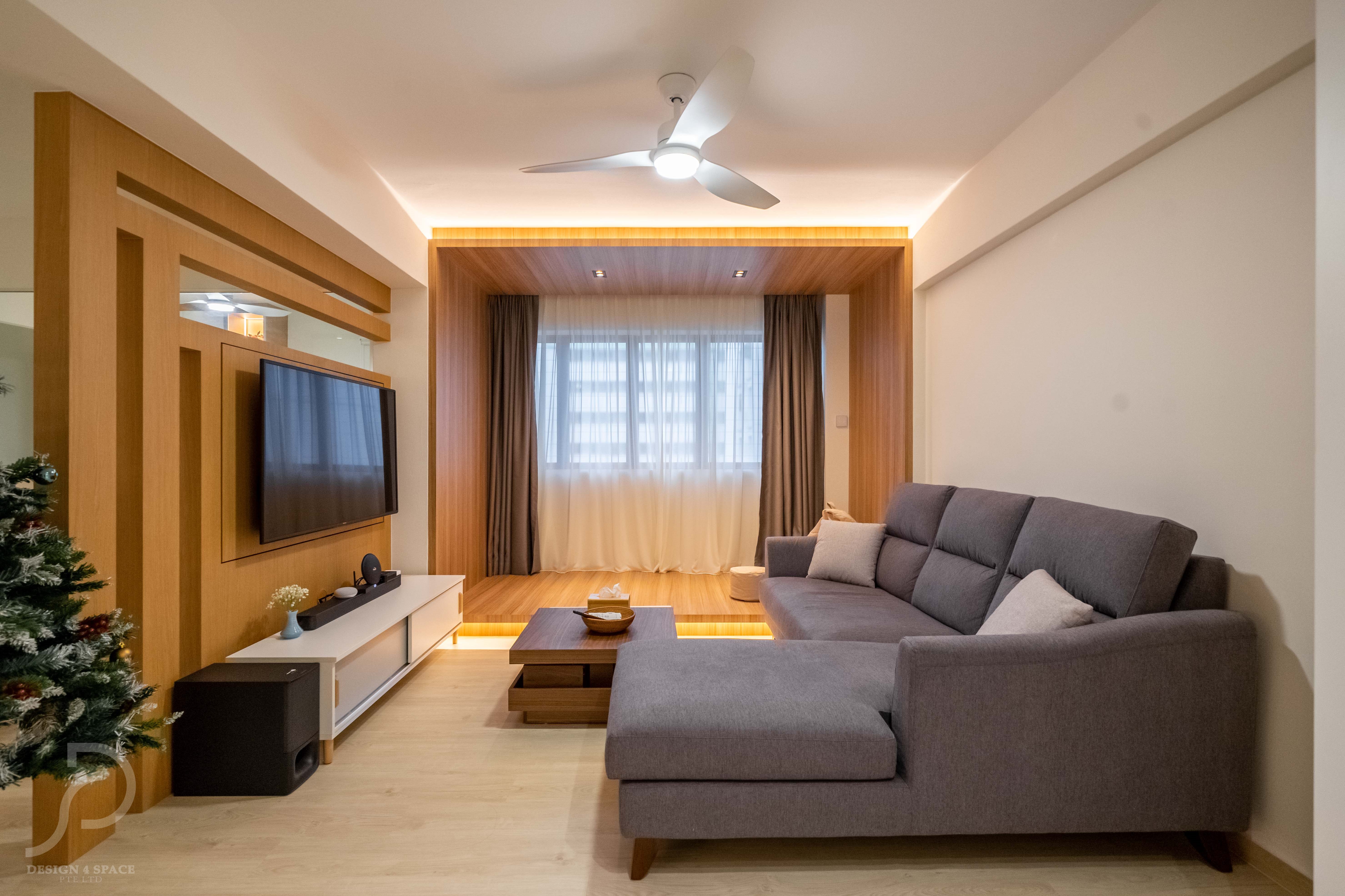 Contemporary, Modern, Others Design - Living Room - HDB 5 Room - Design by Design 4 Space Pte Ltd