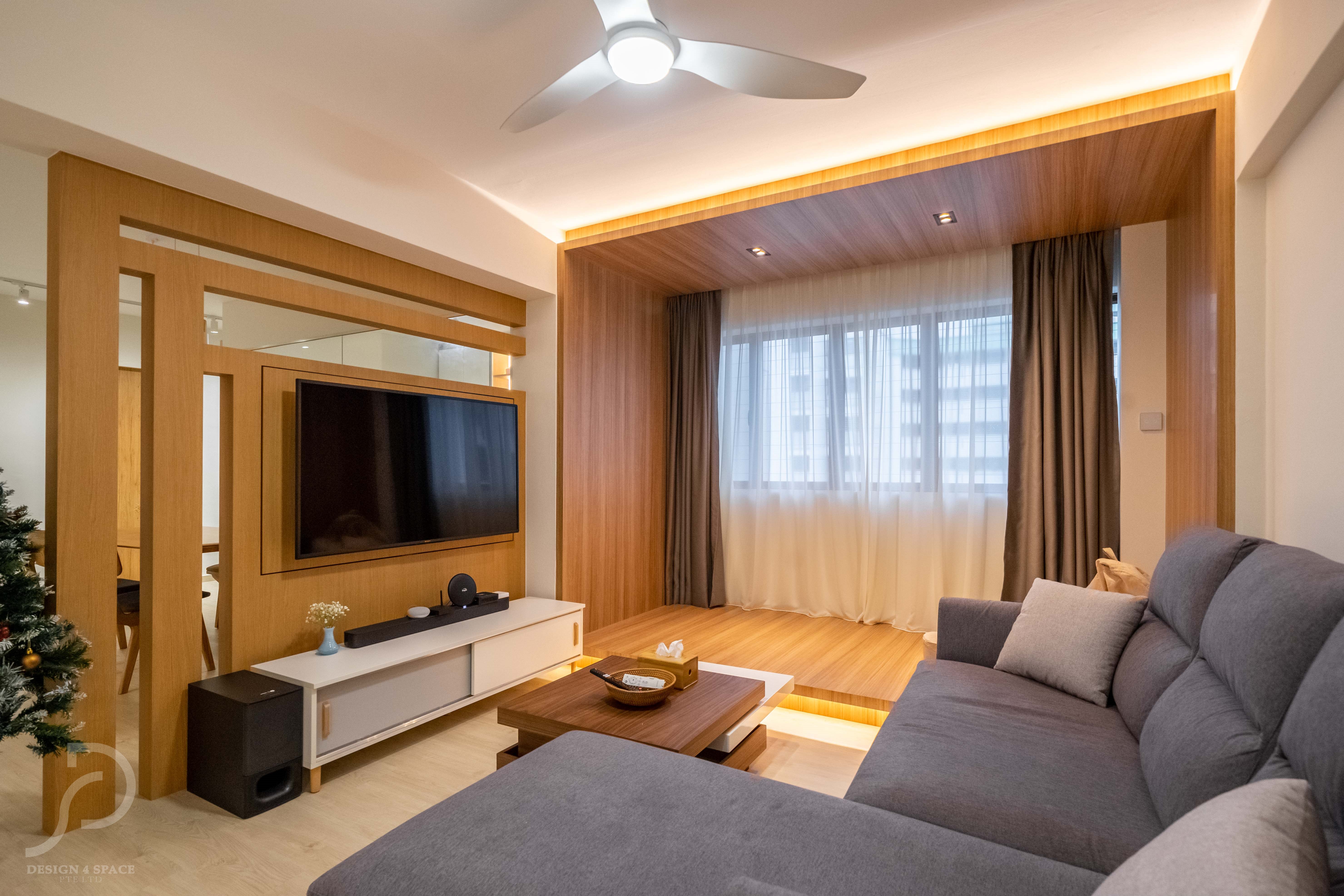 Contemporary, Modern, Others Design - Living Room - HDB 5 Room - Design by Design 4 Space Pte Ltd