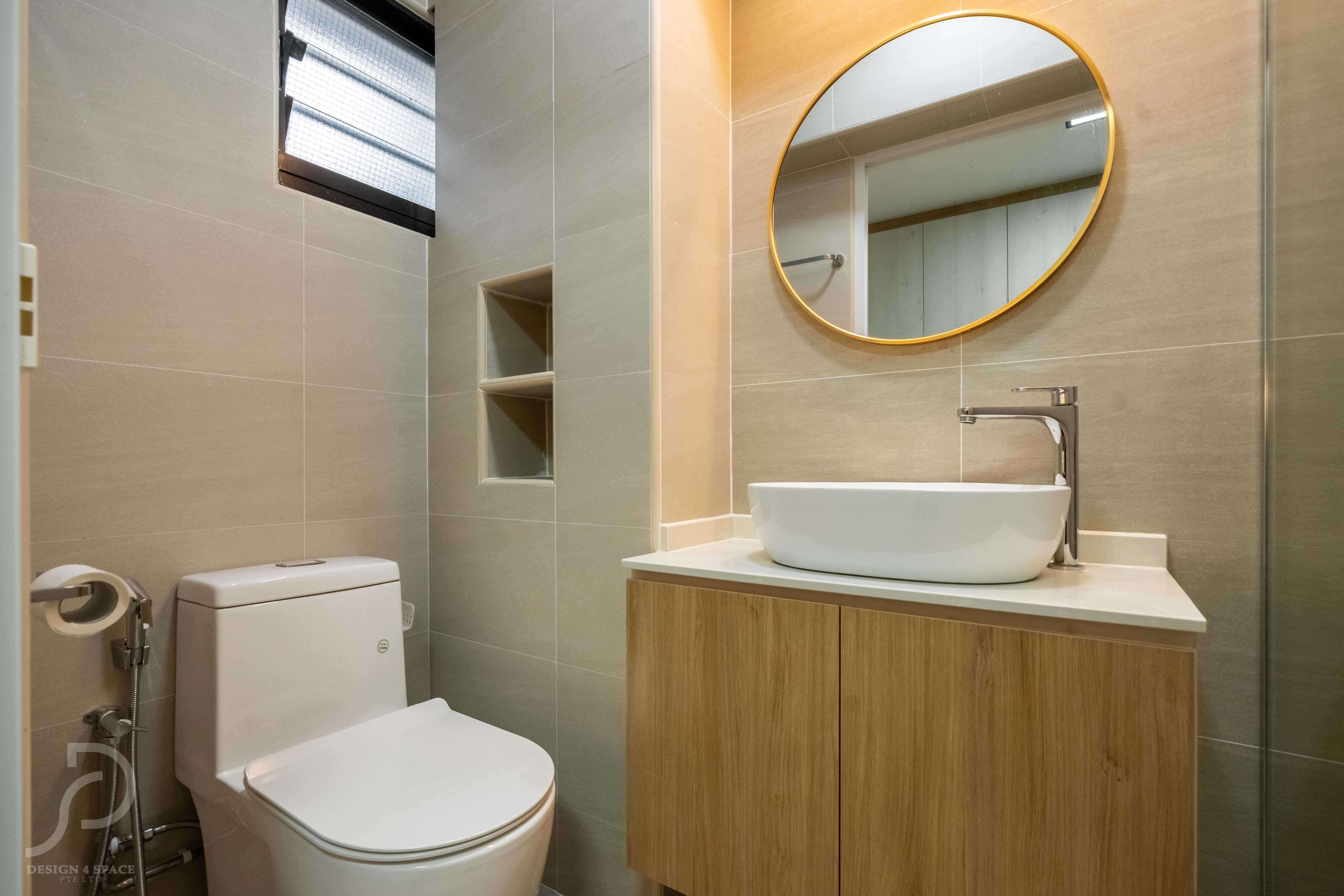 Contemporary, Modern, Others Design - Bathroom - HDB 5 Room - Design by Design 4 Space Pte Ltd