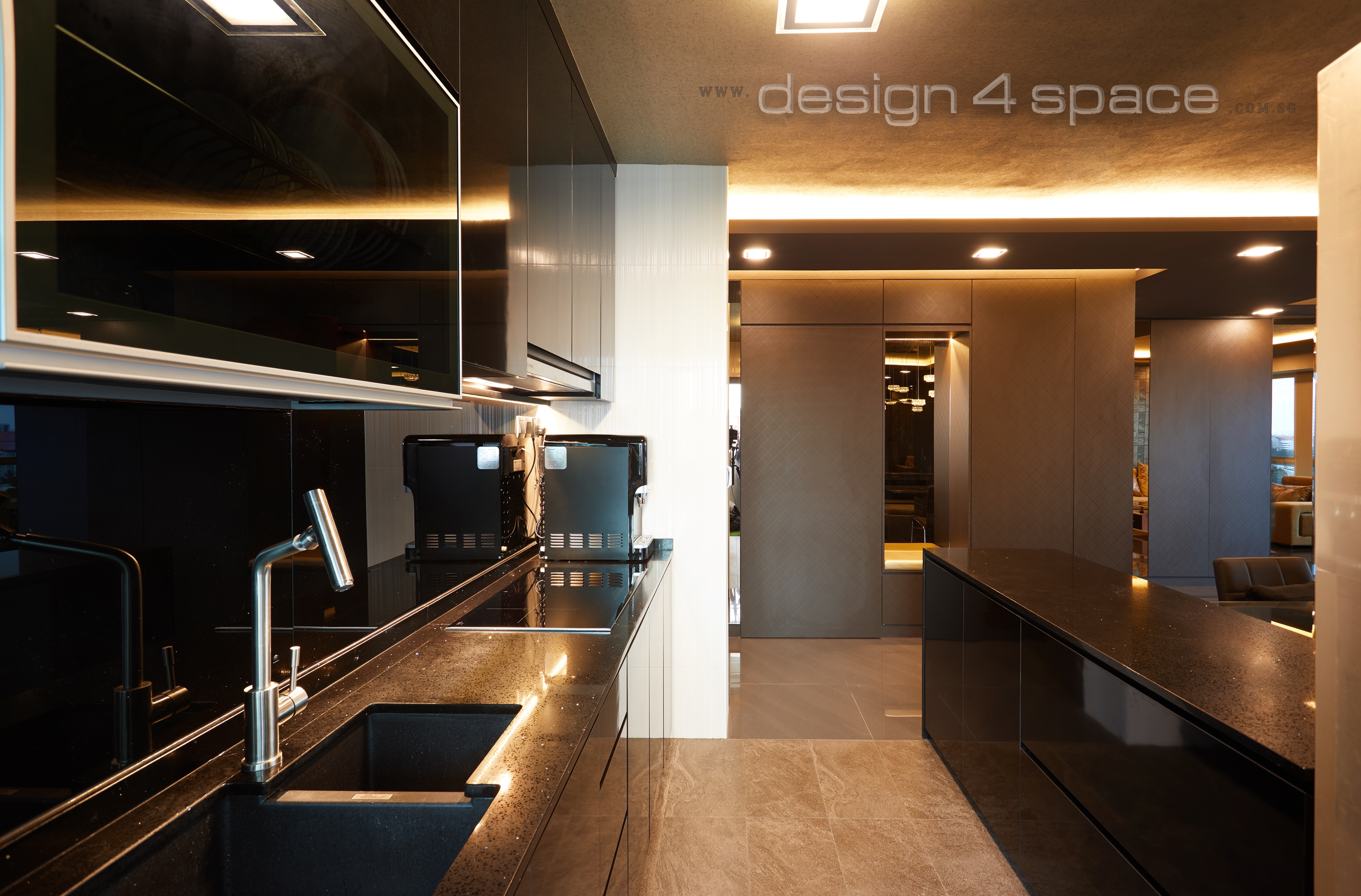 Modern Design - Kitchen - HDB 5 Room - Design by Design 4 Space Pte Ltd