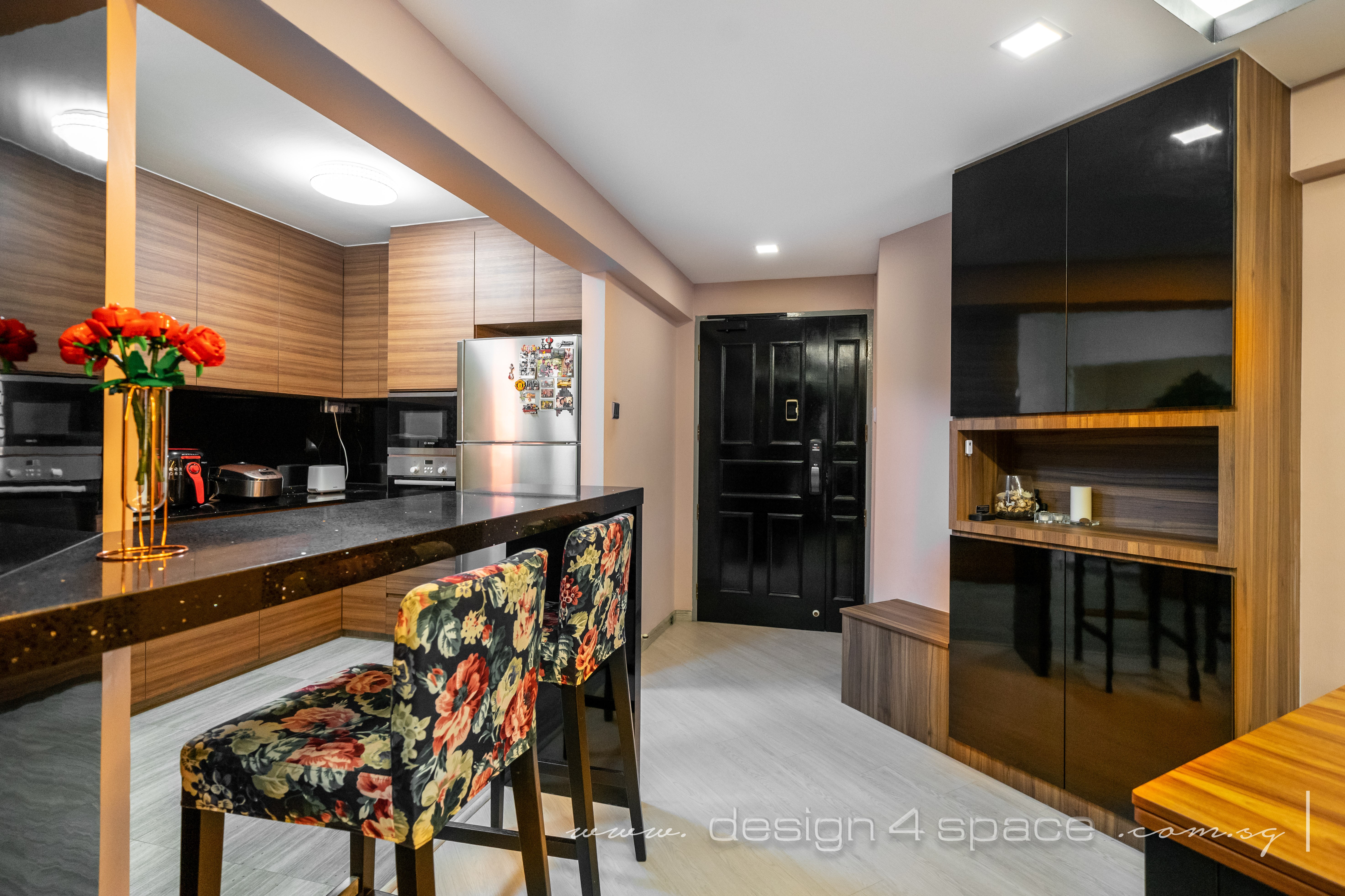 Contemporary Design - Dining Room - HDB 5 Room - Design by Design 4 Space Pte Ltd