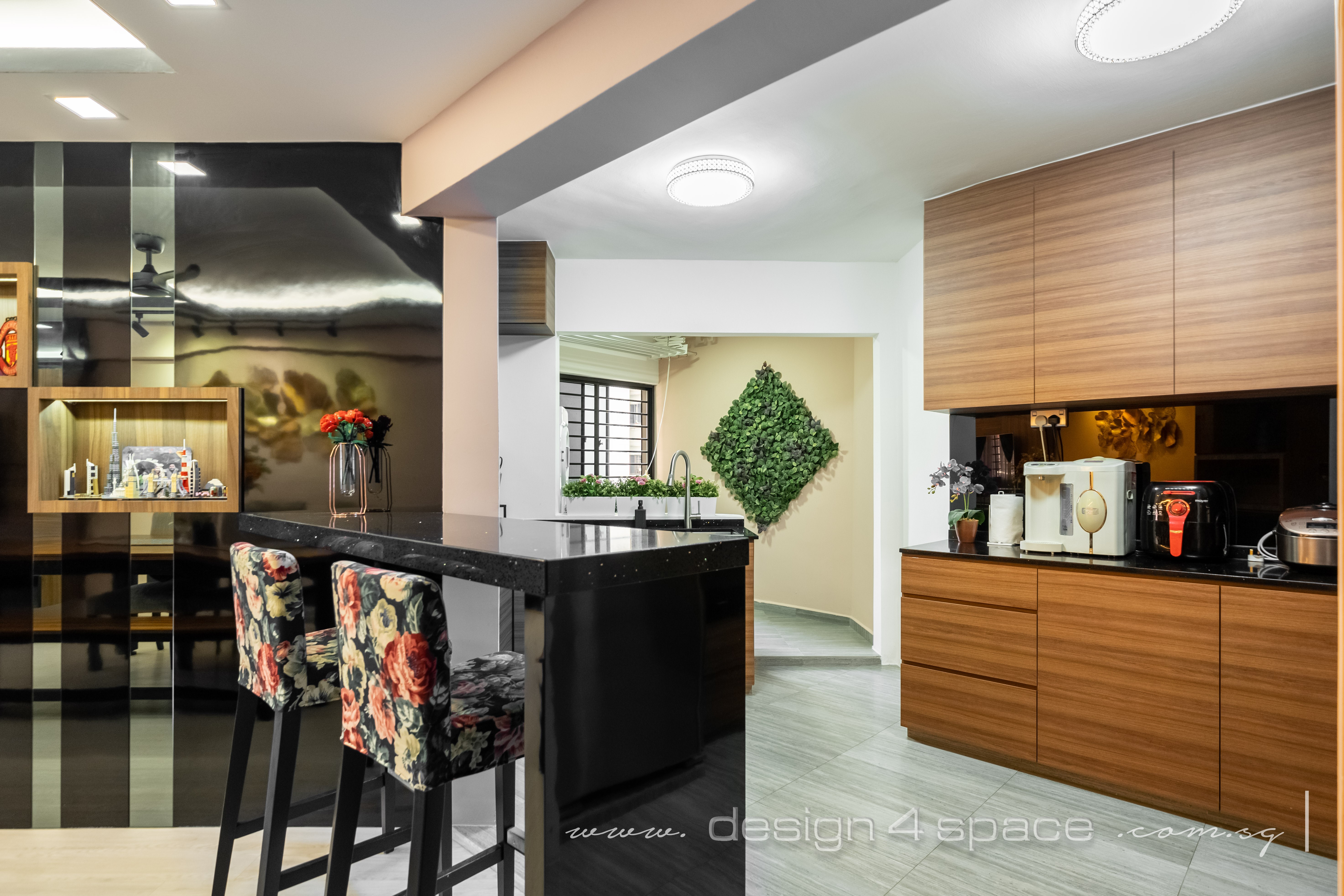 Contemporary Design - Kitchen - HDB 5 Room - Design by Design 4 Space Pte Ltd