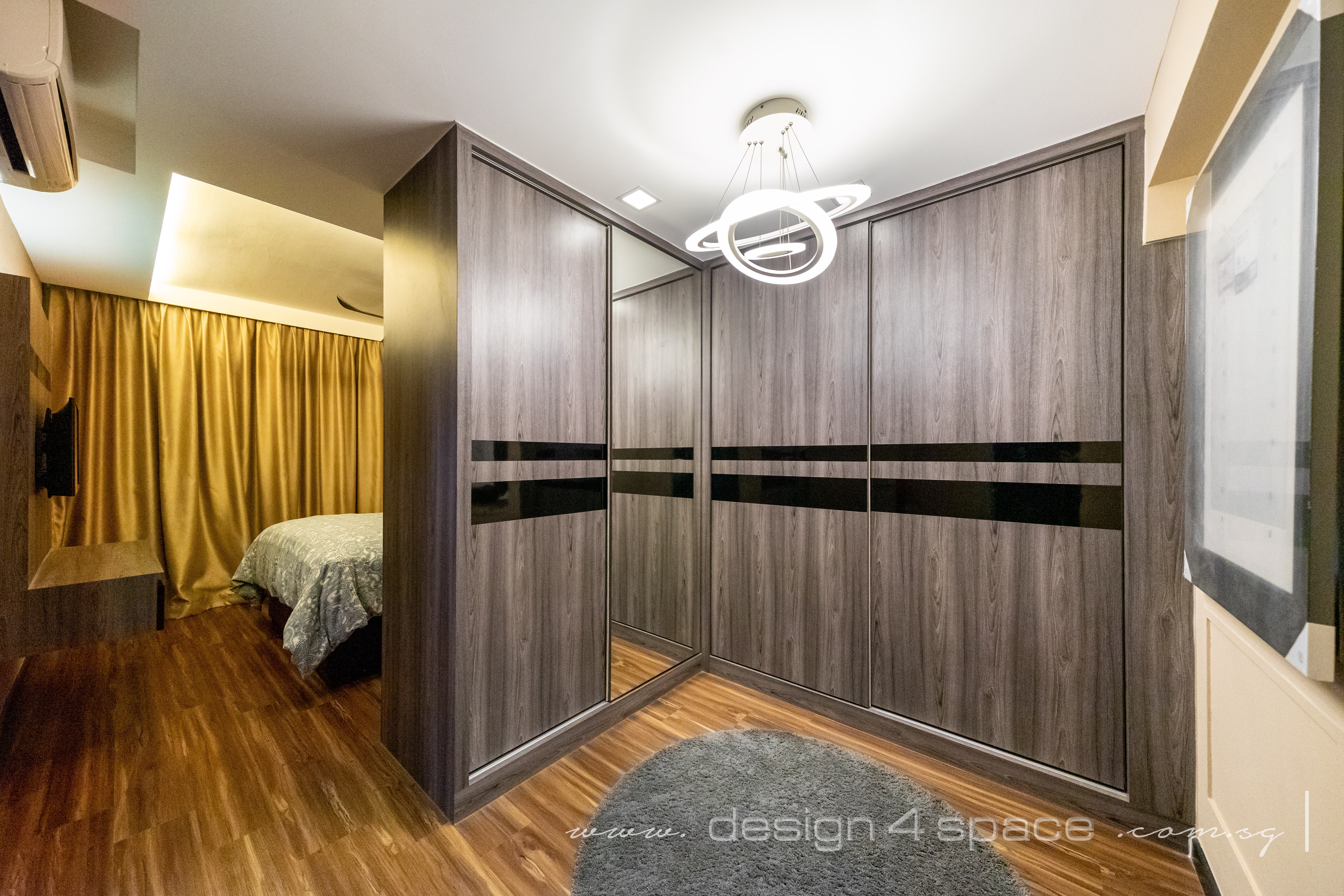 Contemporary Design - Bedroom - HDB 5 Room - Design by Design 4 Space Pte Ltd