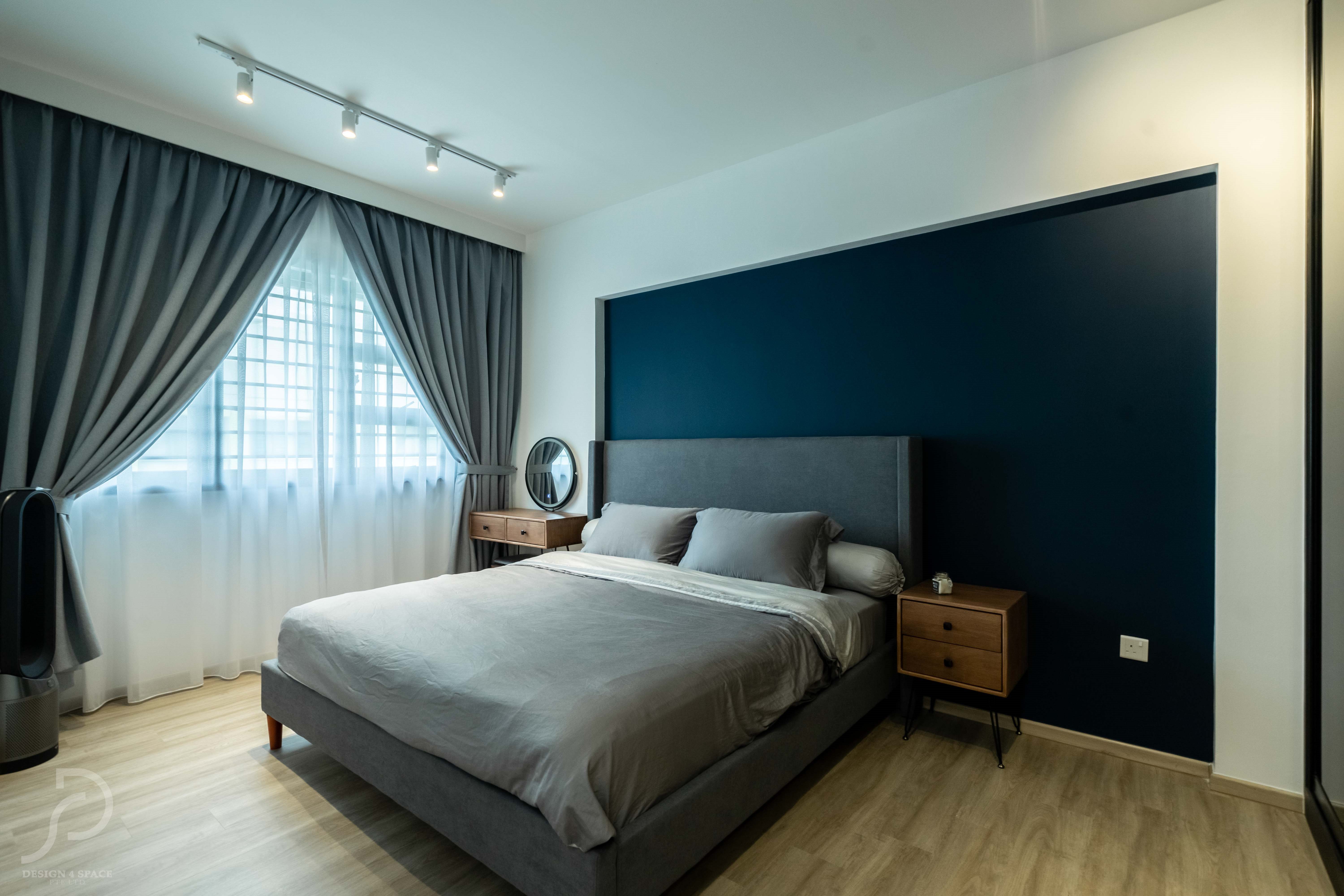 Classical, Contemporary Design - Bedroom - HDB 5 Room - Design by Design 4 Space Pte Ltd