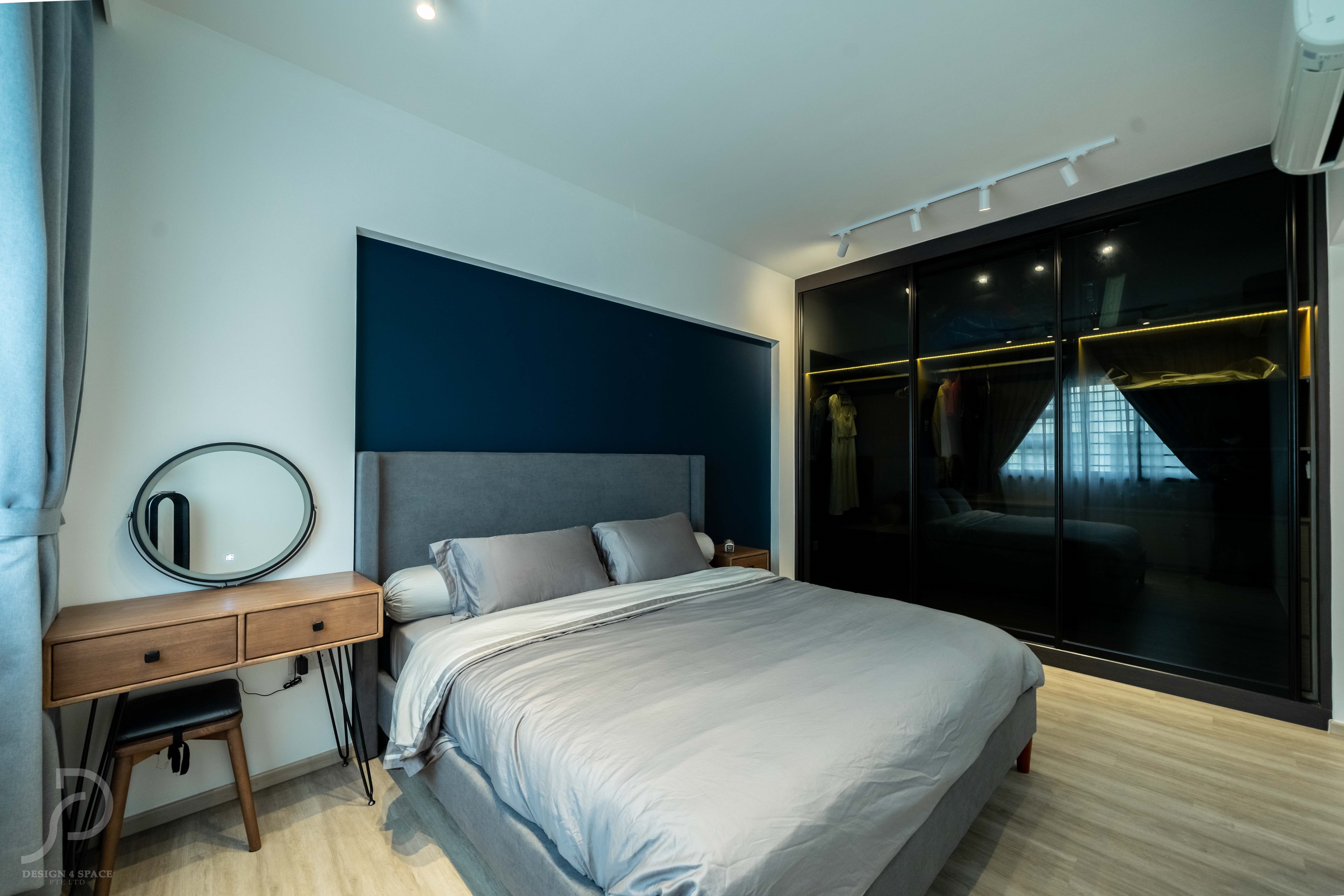 Classical, Contemporary Design - Bedroom - HDB 5 Room - Design by Design 4 Space Pte Ltd