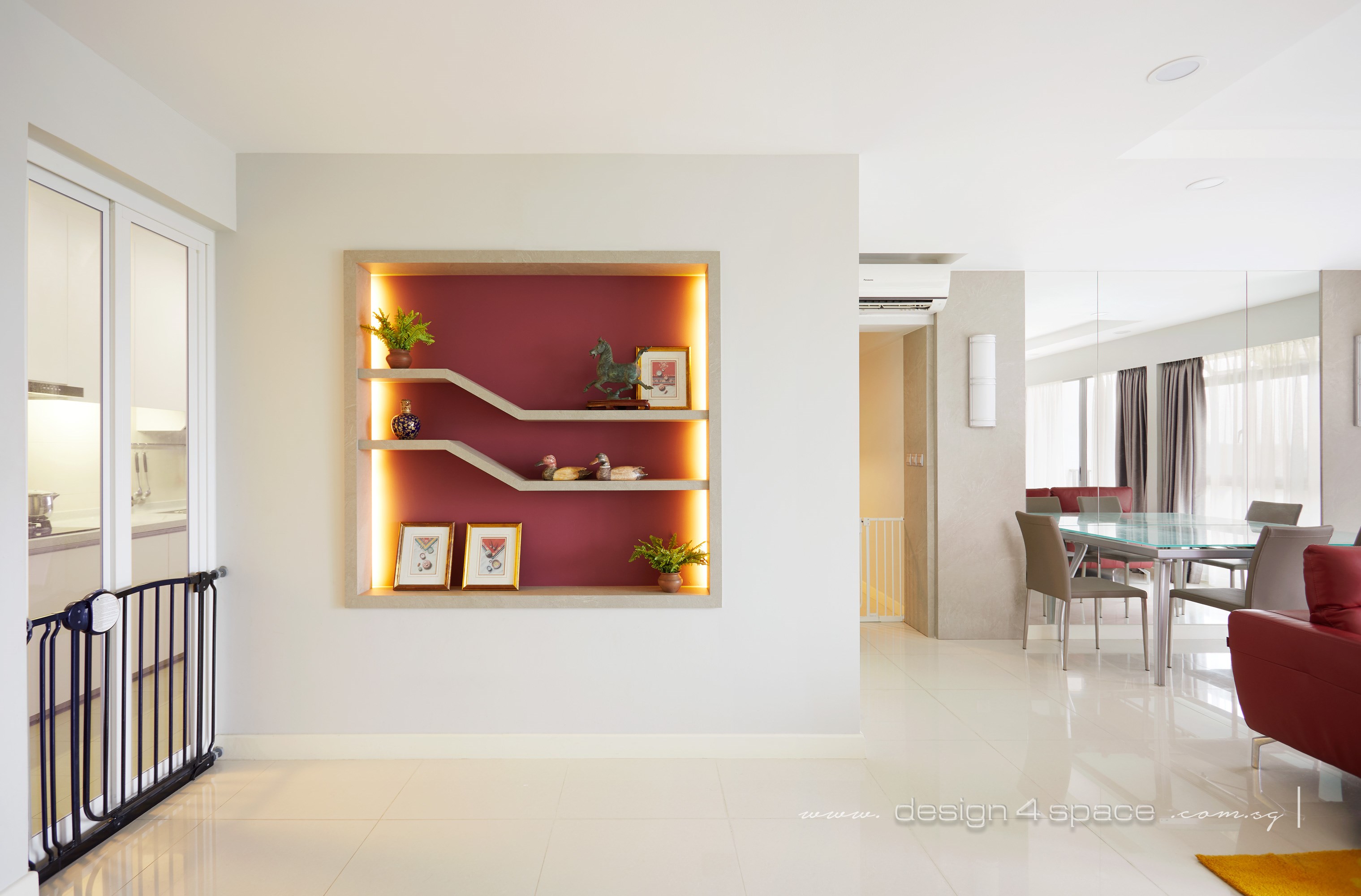 Contemporary, Modern Design - Living Room - HDB 5 Room - Design by Design 4 Space Pte Ltd