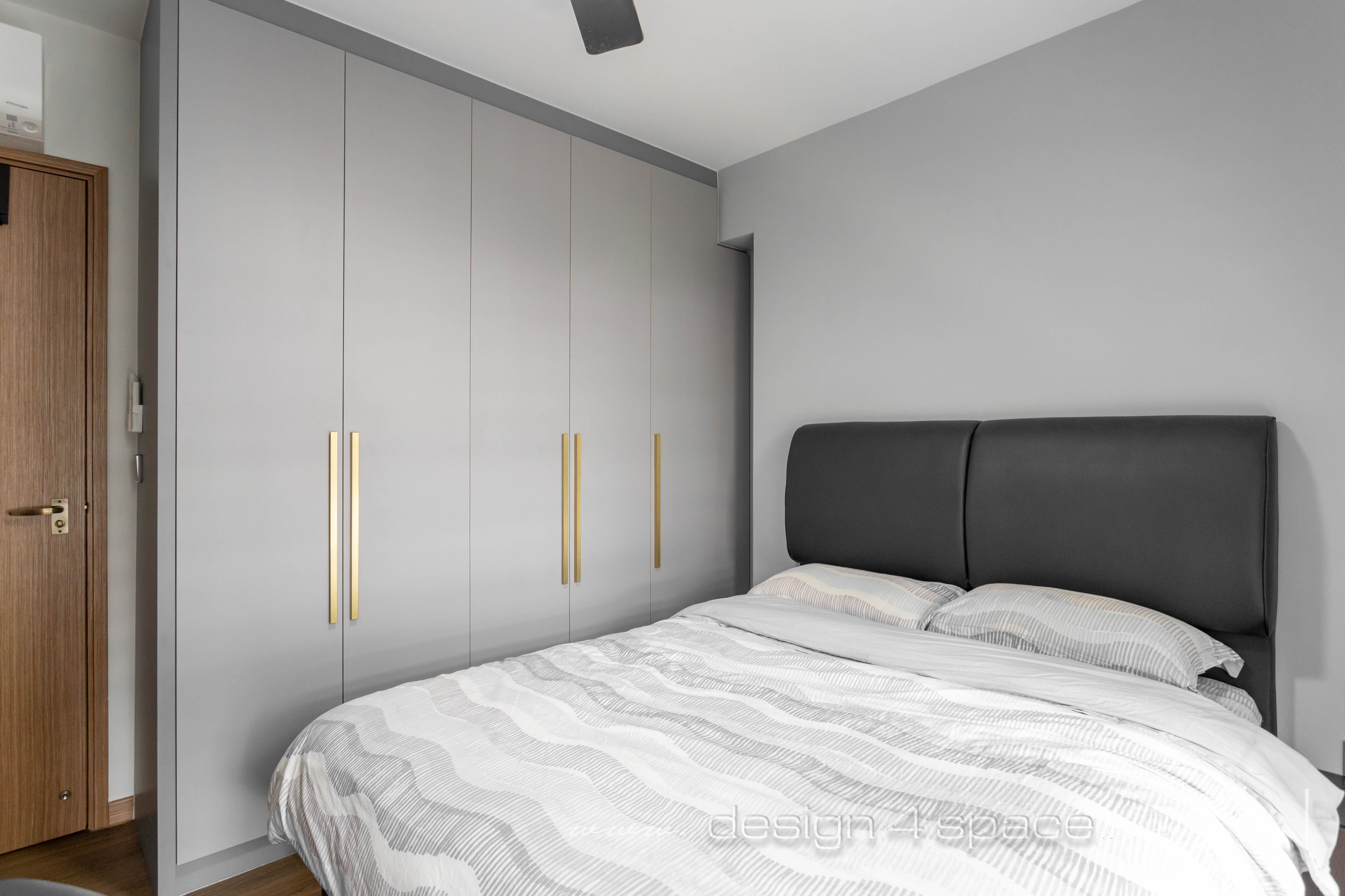 Contemporary, Modern Design - Bedroom - HDB 5 Room - Design by Design 4 Space Pte Ltd