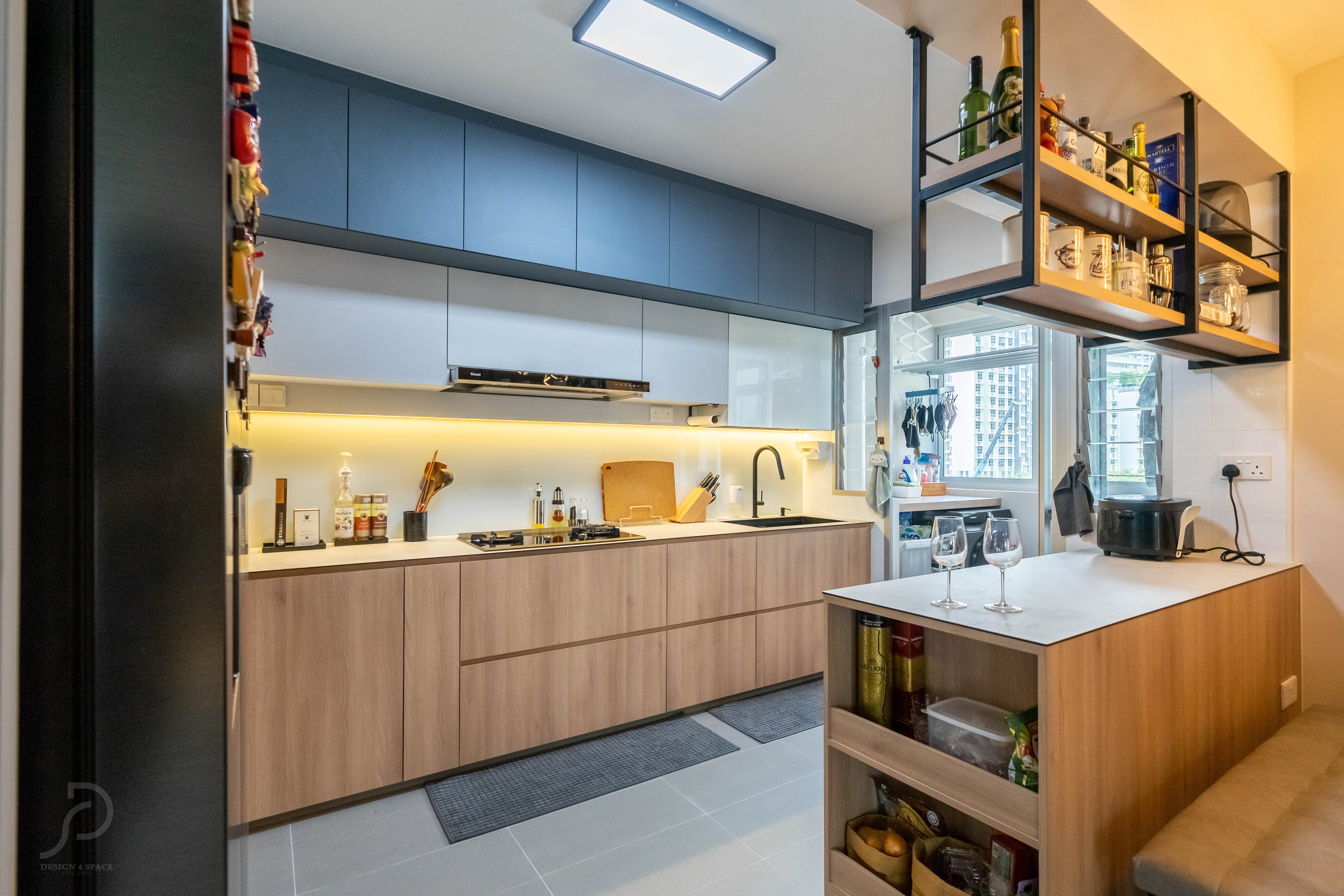 Scandinavian Design - Kitchen - HDB 5 Room - Design by Design 4 Space Pte Ltd