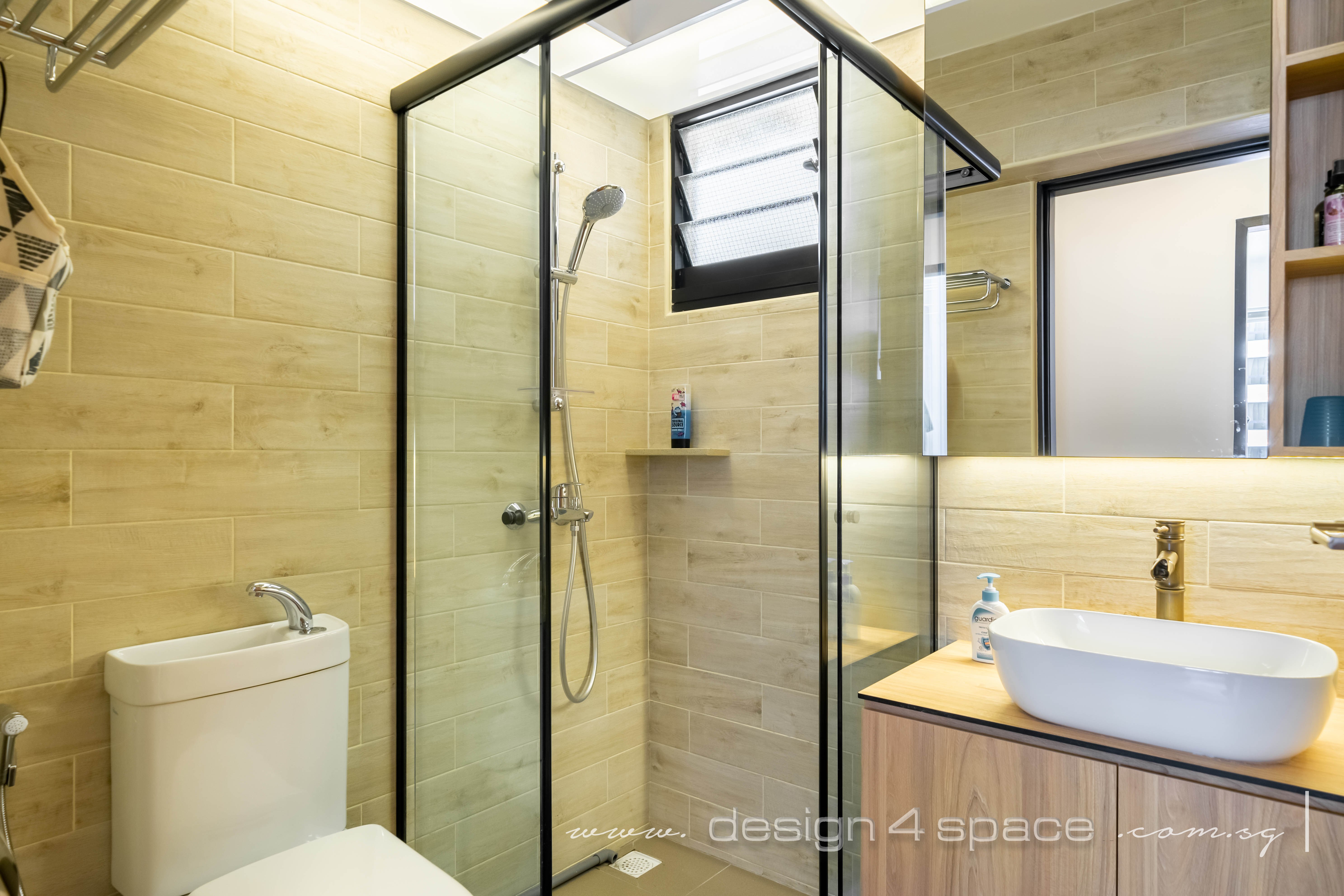 Scandinavian Design - Bathroom - HDB 5 Room - Design by Design 4 Space Pte Ltd