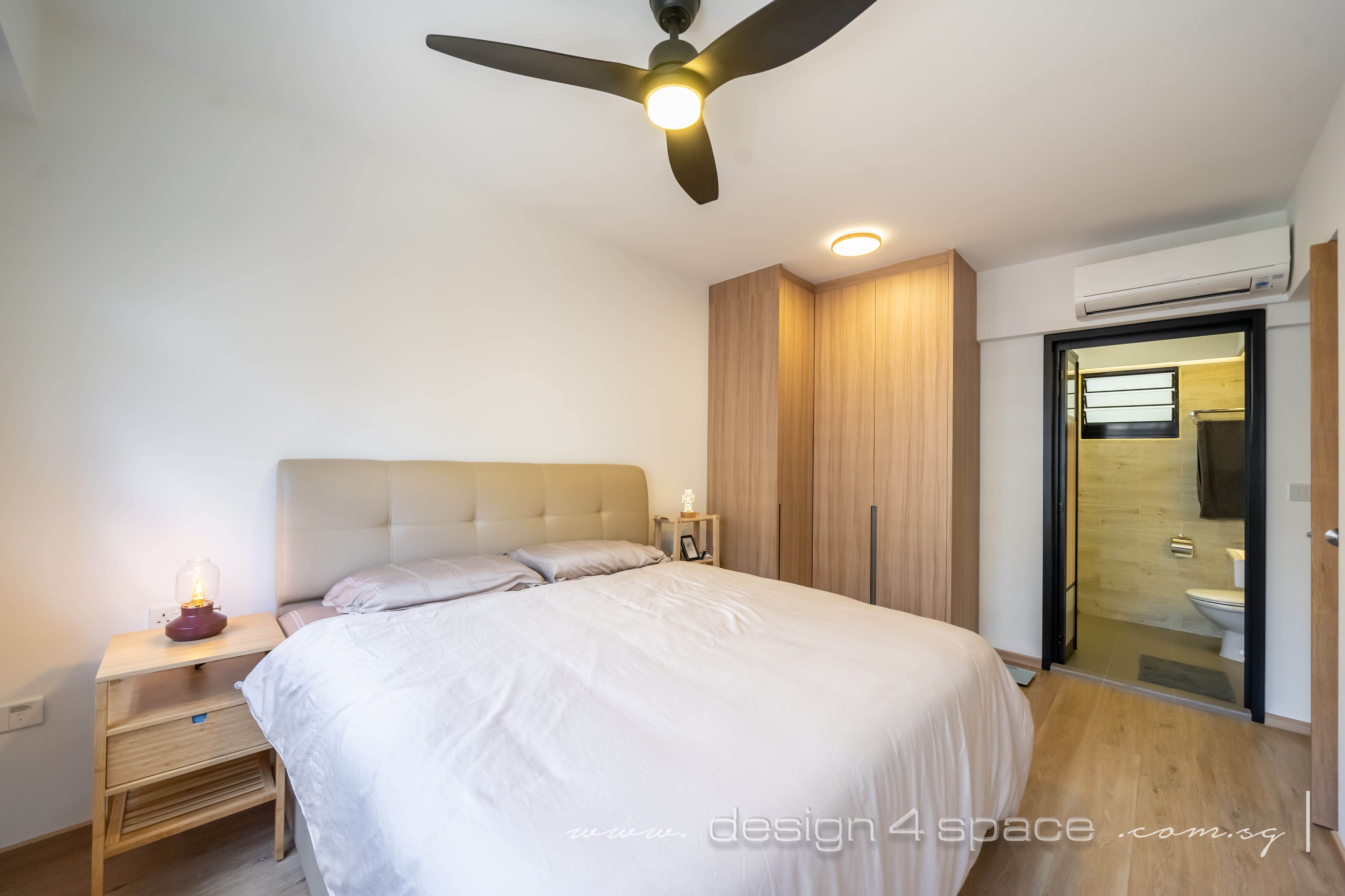 Scandinavian Design - Bedroom - HDB 5 Room - Design by Design 4 Space Pte Ltd