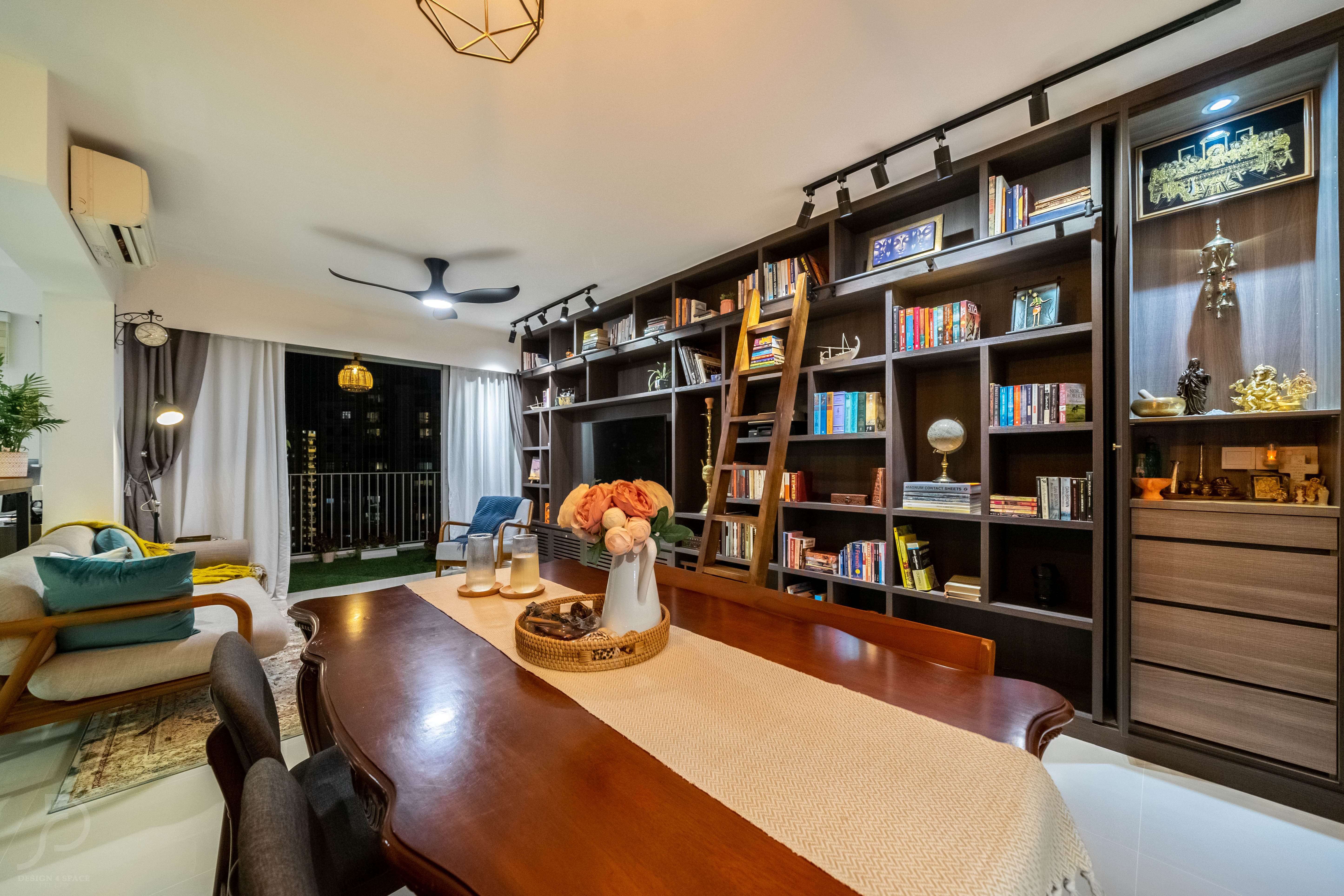 Contemporary Design - Living Room - HDB Executive Apartment - Design by Design 4 Space Pte Ltd