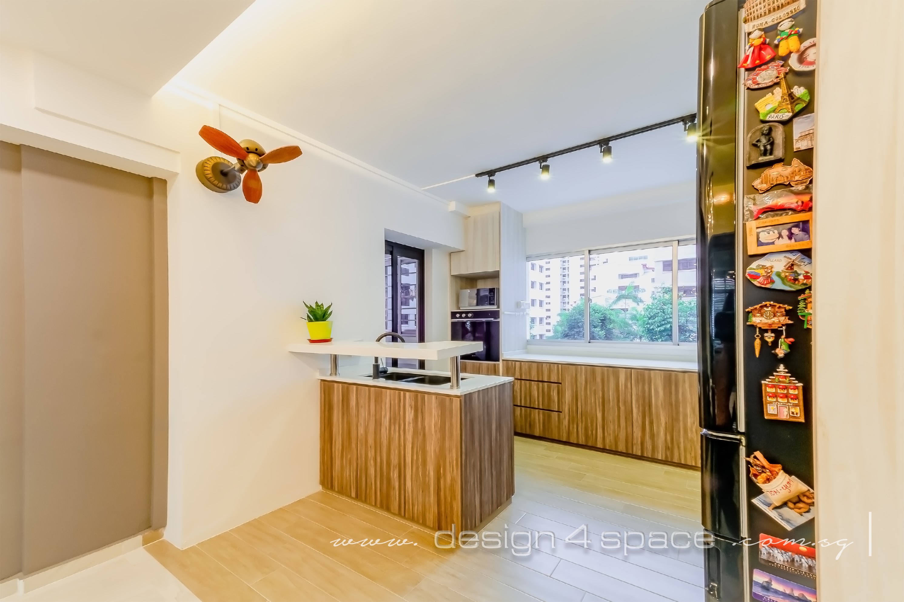 Contemporary, Modern Design - Kitchen - HDB 5 Room - Design by Design 4 Space Pte Ltd