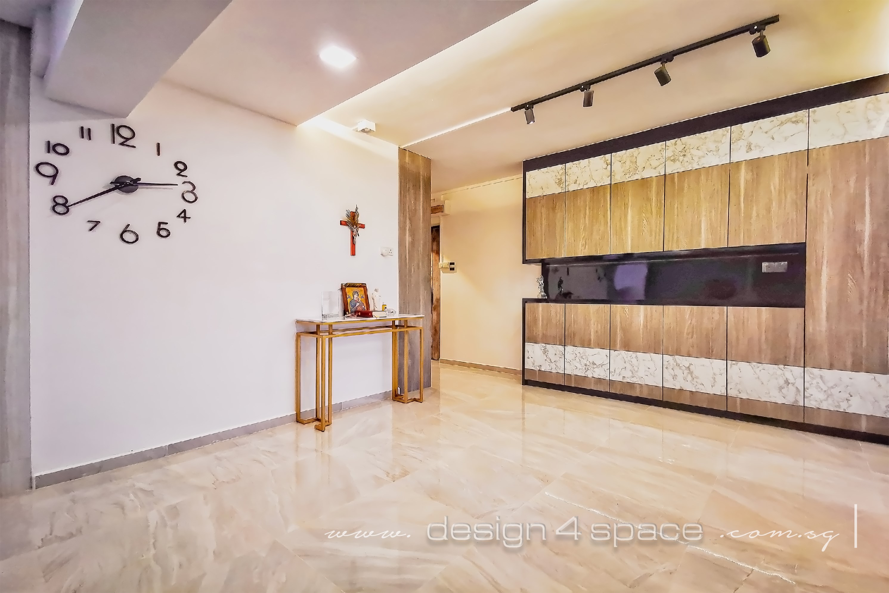 Contemporary, Modern Design - Living Room - HDB 5 Room - Design by Design 4 Space Pte Ltd