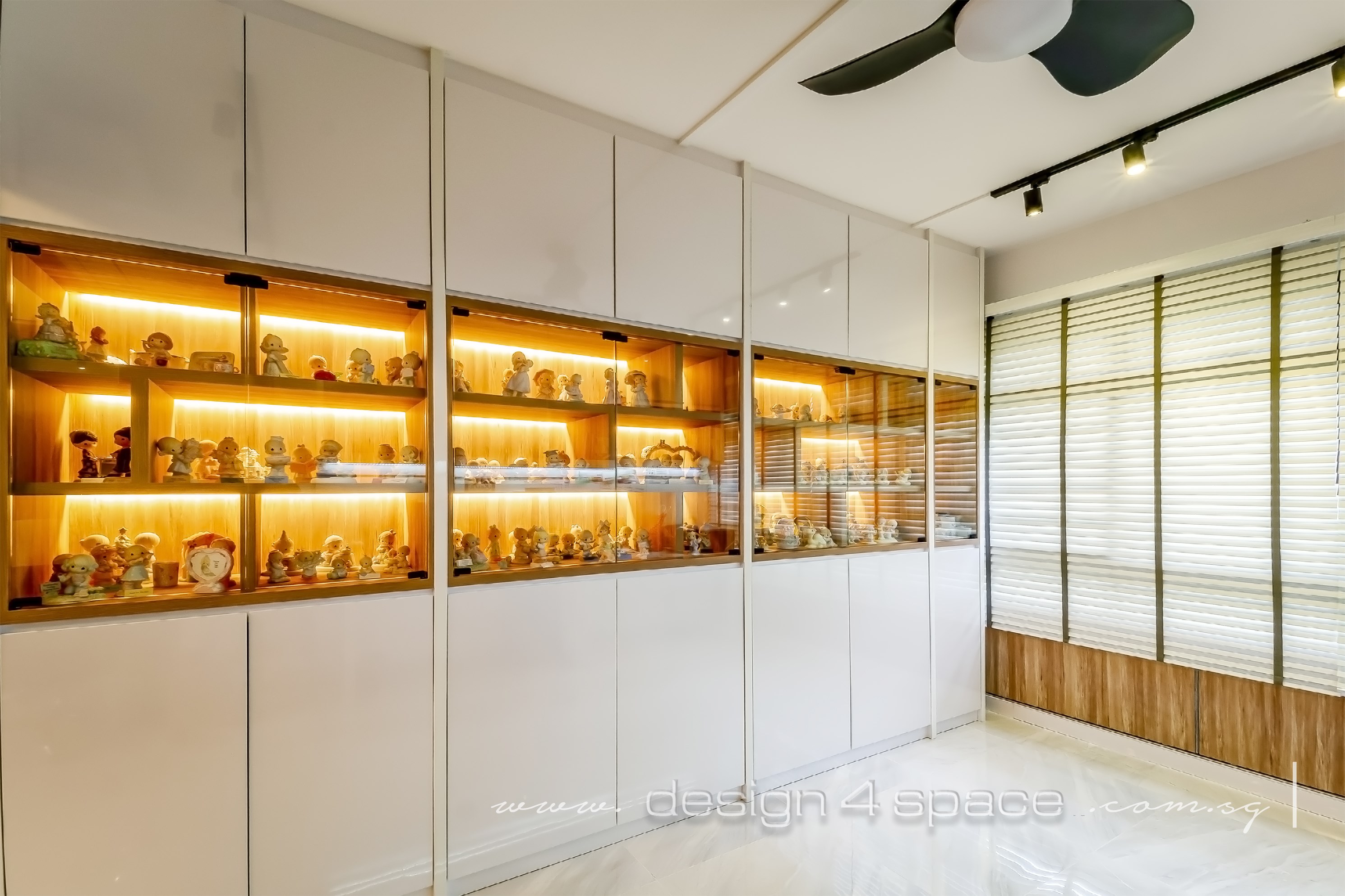 Contemporary, Modern Design - Study Room - HDB 5 Room - Design by Design 4 Space Pte Ltd